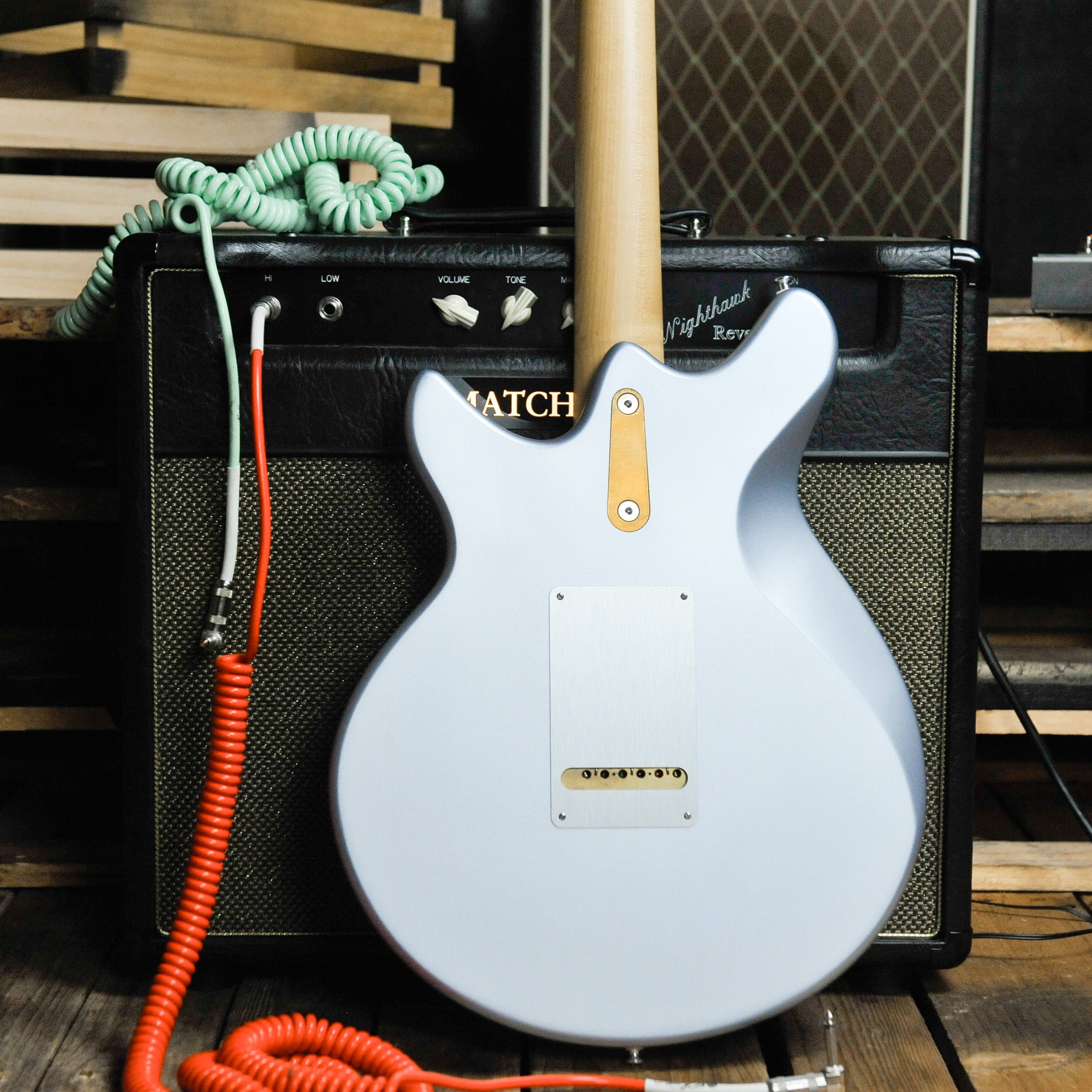Eastman Fullertone DC 62 Ice Blue Metallic w/Bag