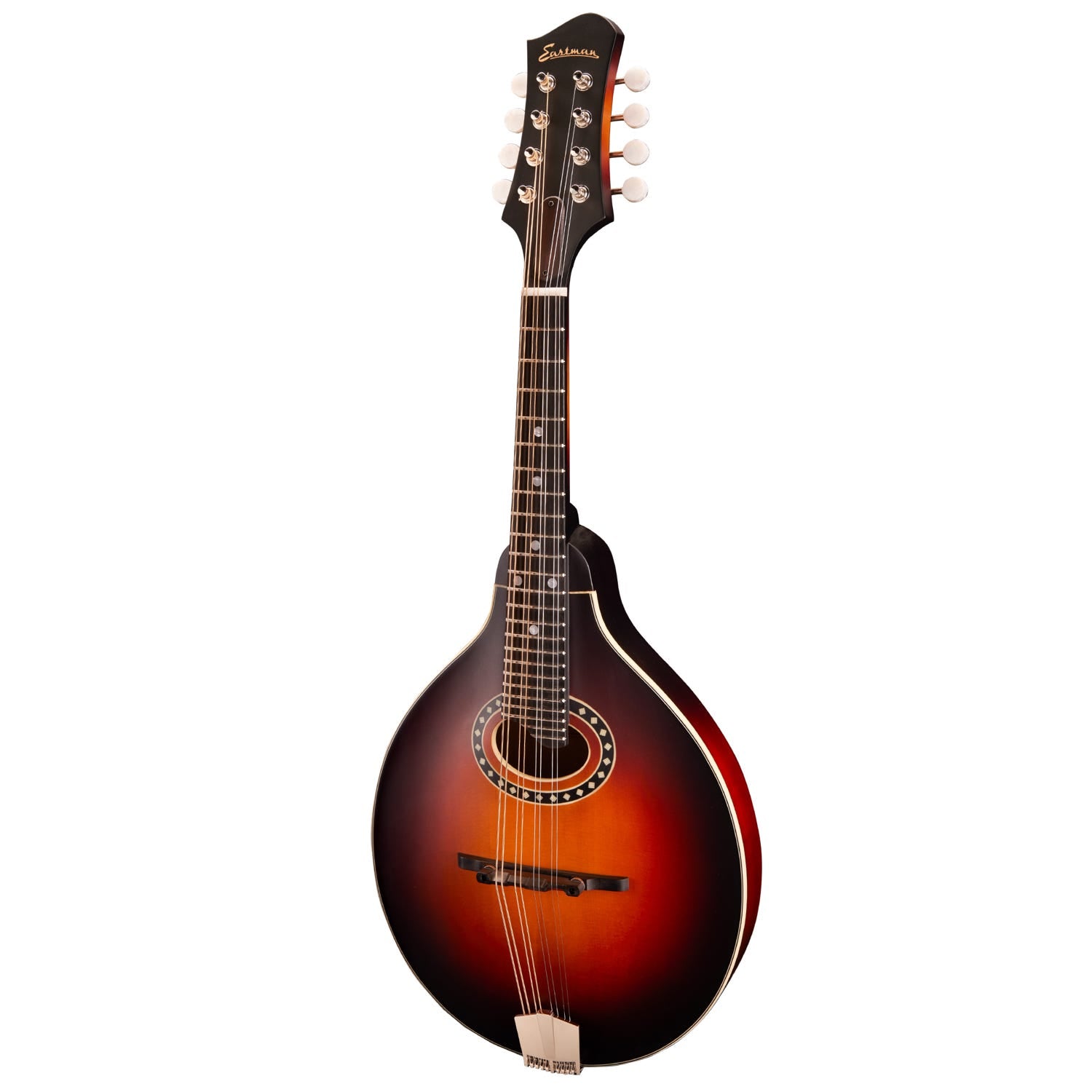 Eastman MD304E-SB A-Style O-Hole Mandolin Sunburst w/Pickup