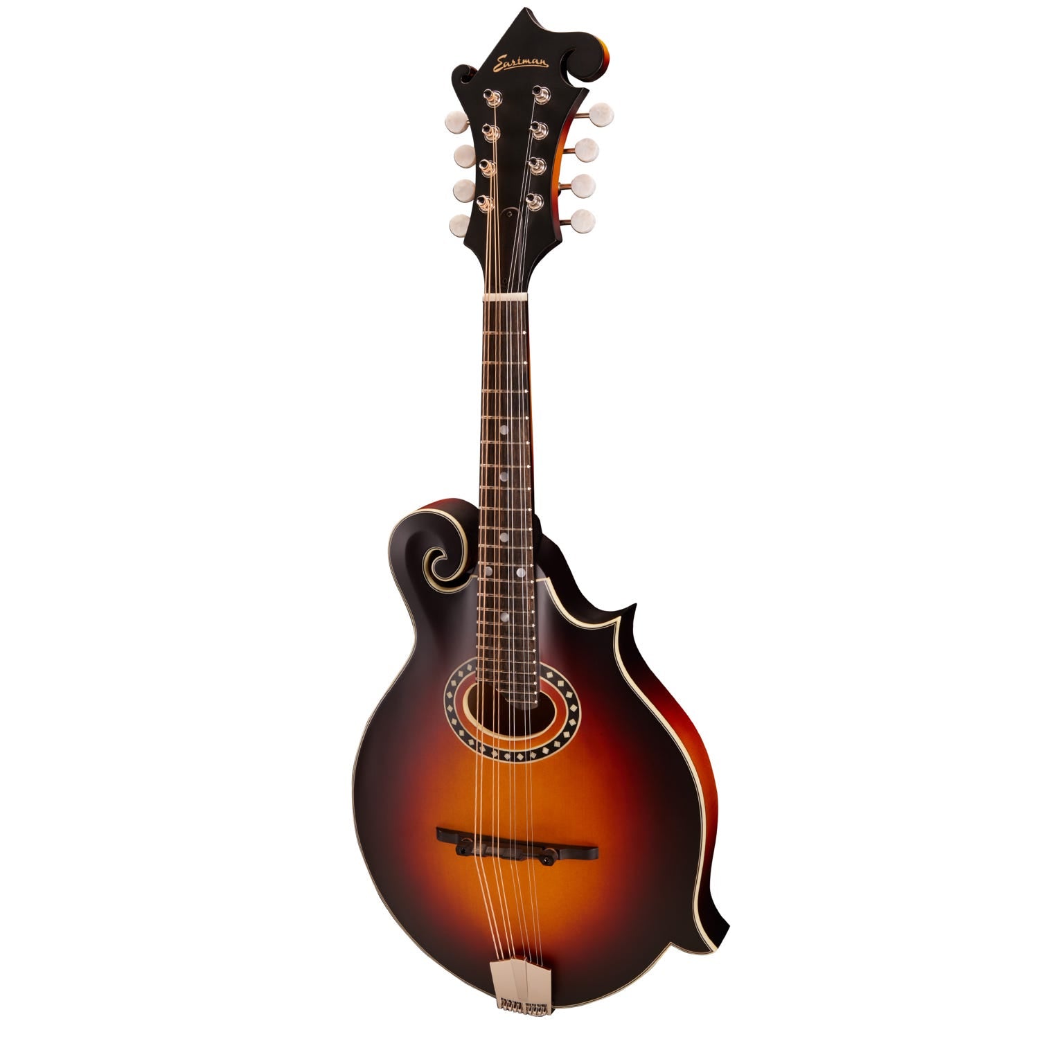 Eastman MD314E-SB F-Style O-Hole Mandolin Sunburst w/Pickup