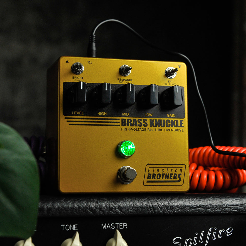Electron Brothers Brass Knuckle All-Tube Overdrive Pedal