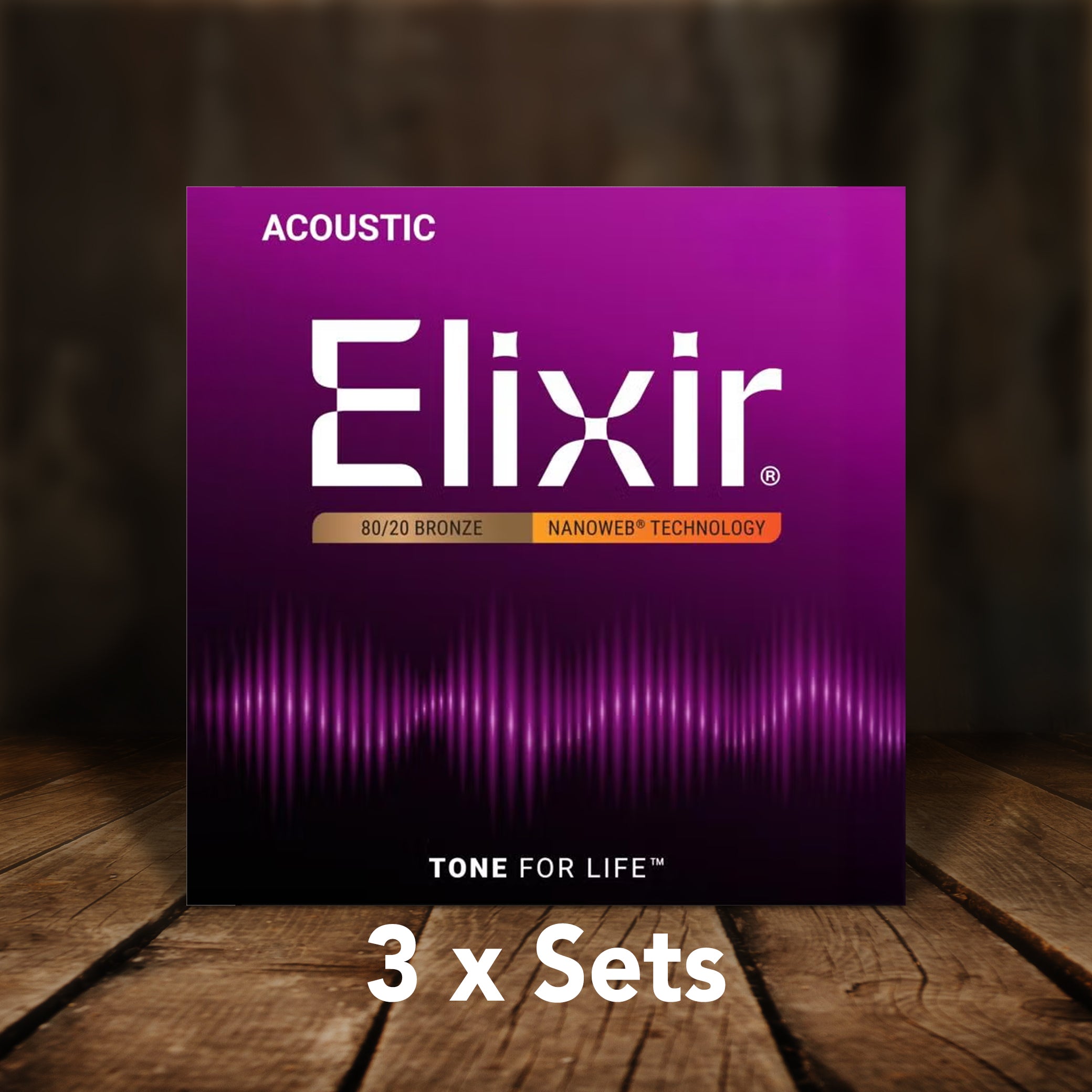 Elixir Acoustic Phosphor Bronze With Nanoweb | Multipacks