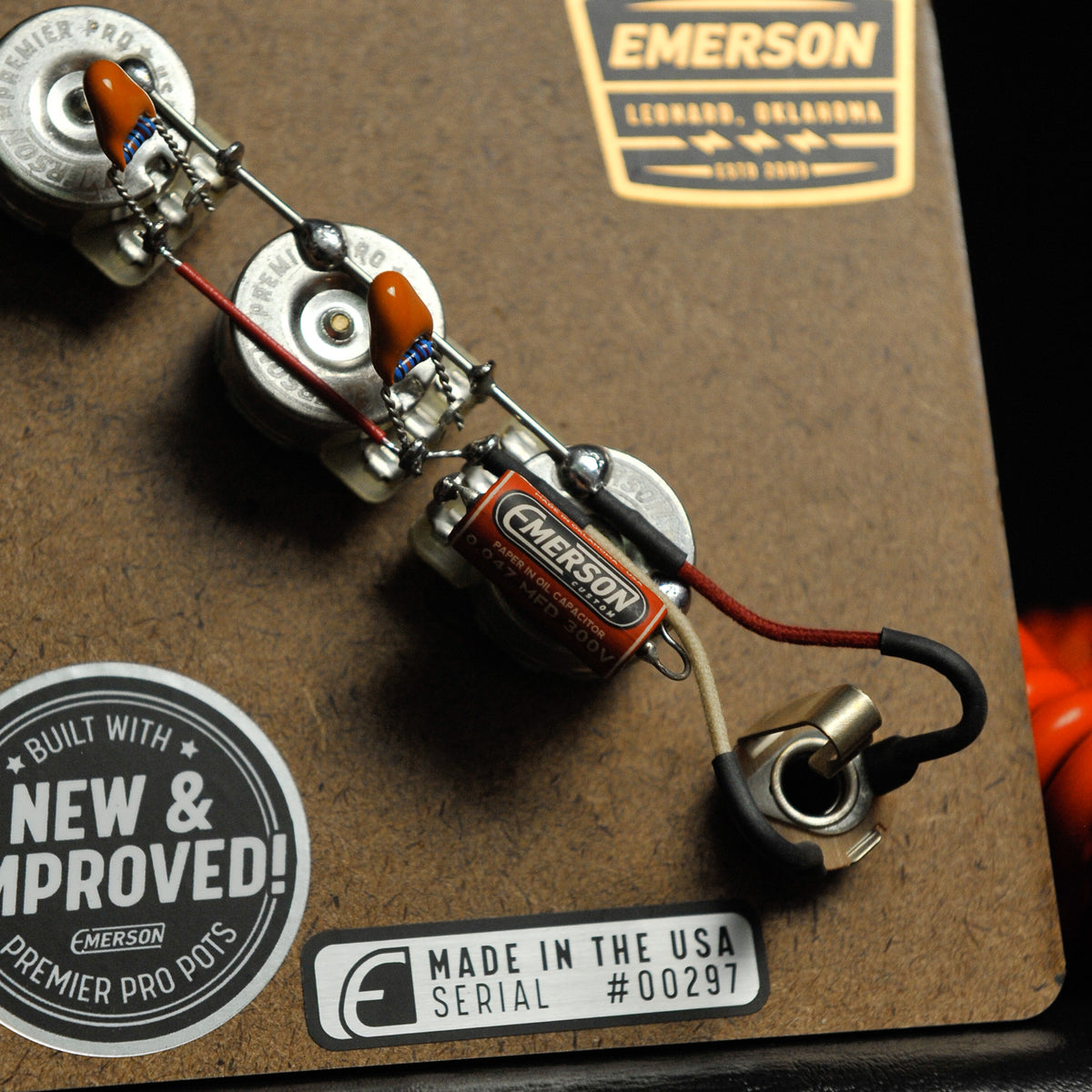 Emerson Premier Pro JB Jazz Bass Prewired Kit