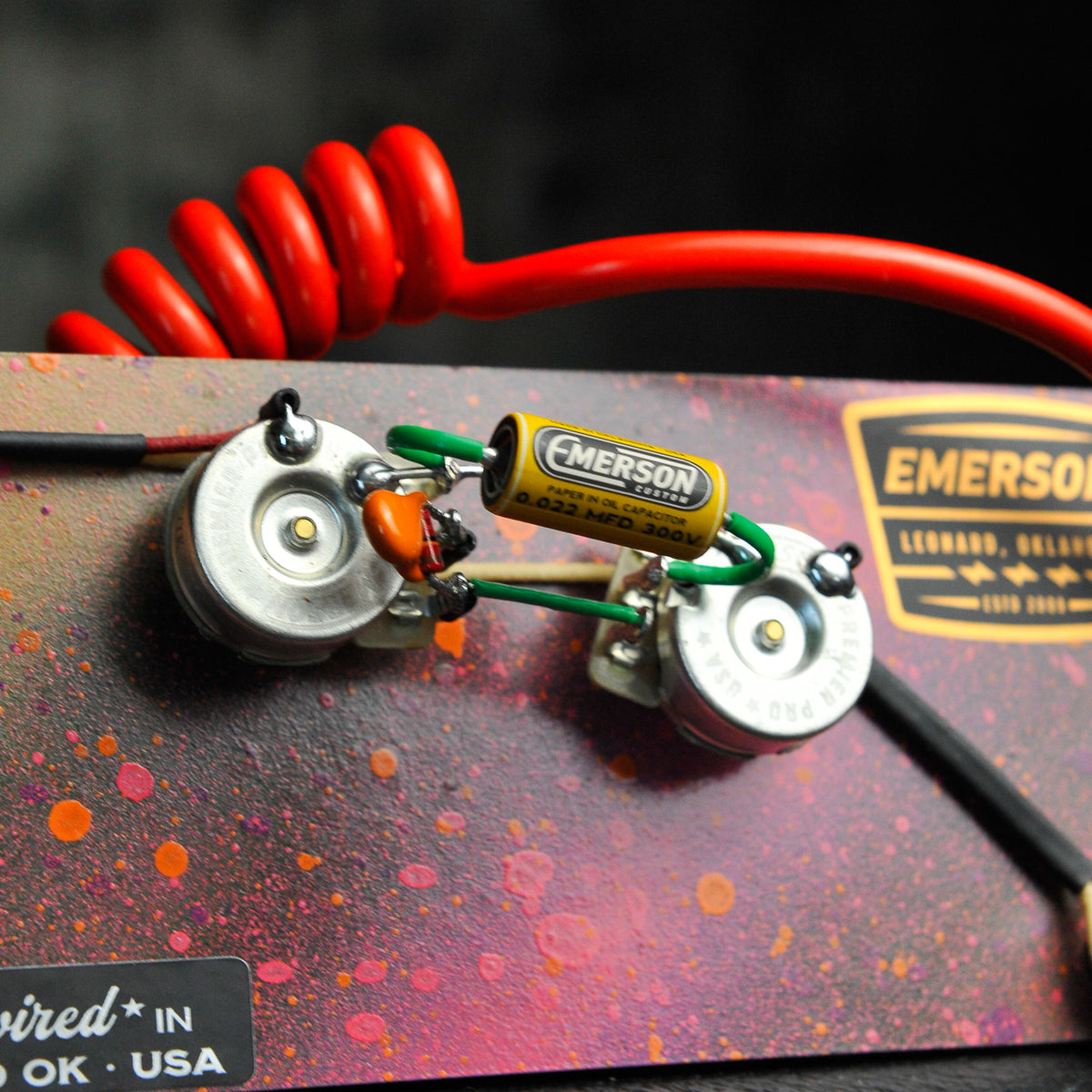 Emerson Premier Pro Jazzmaster 500k 0.022uf Prewired Kit