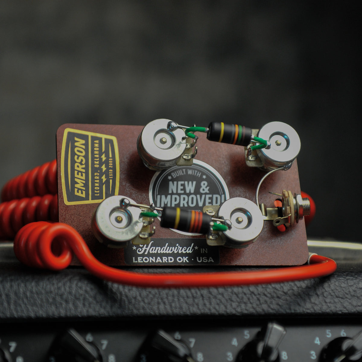 Emerson Premier Pro  Les Paul 500K Long Shaft Prewired Kit
