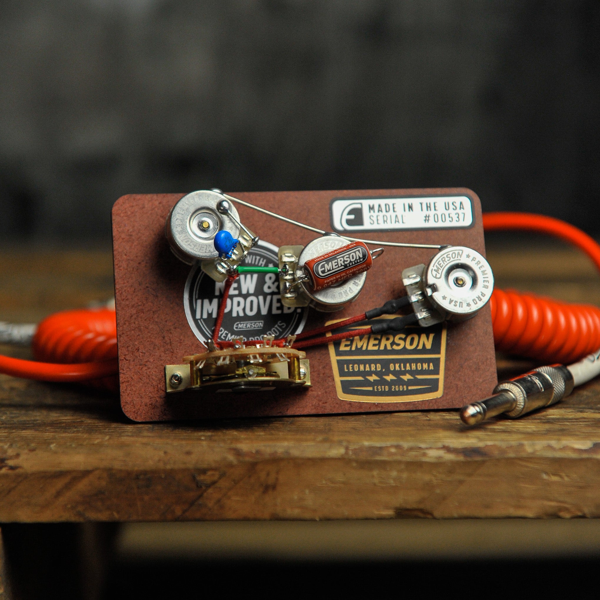 Emerson S5B Stratocaster Blender 5-Way Premier Pro Prewired Kit