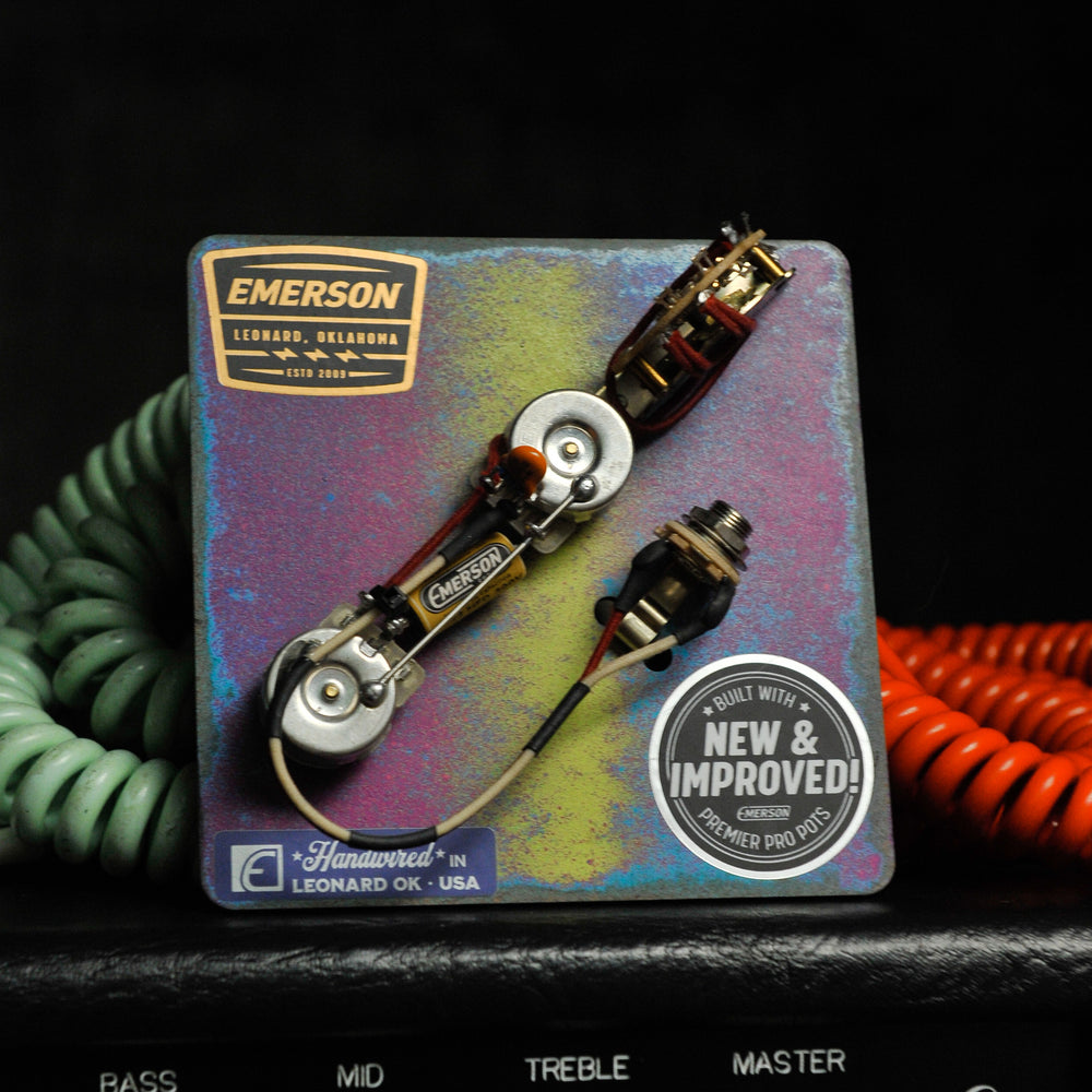 Emerson Premier Pro Telecaster 3 Way 500k Pre Wired Kit (for P90 & Humbuckers)