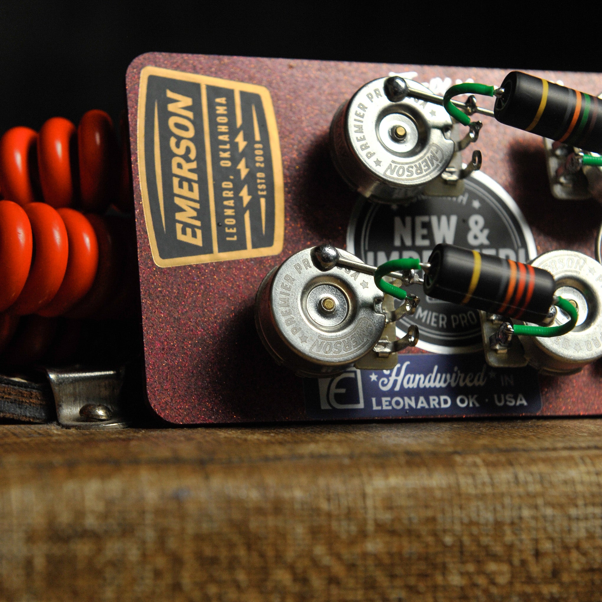 Emerson Tele Deluxe 72 Custom Premier Pro Prewired Kit 1Mg Pots