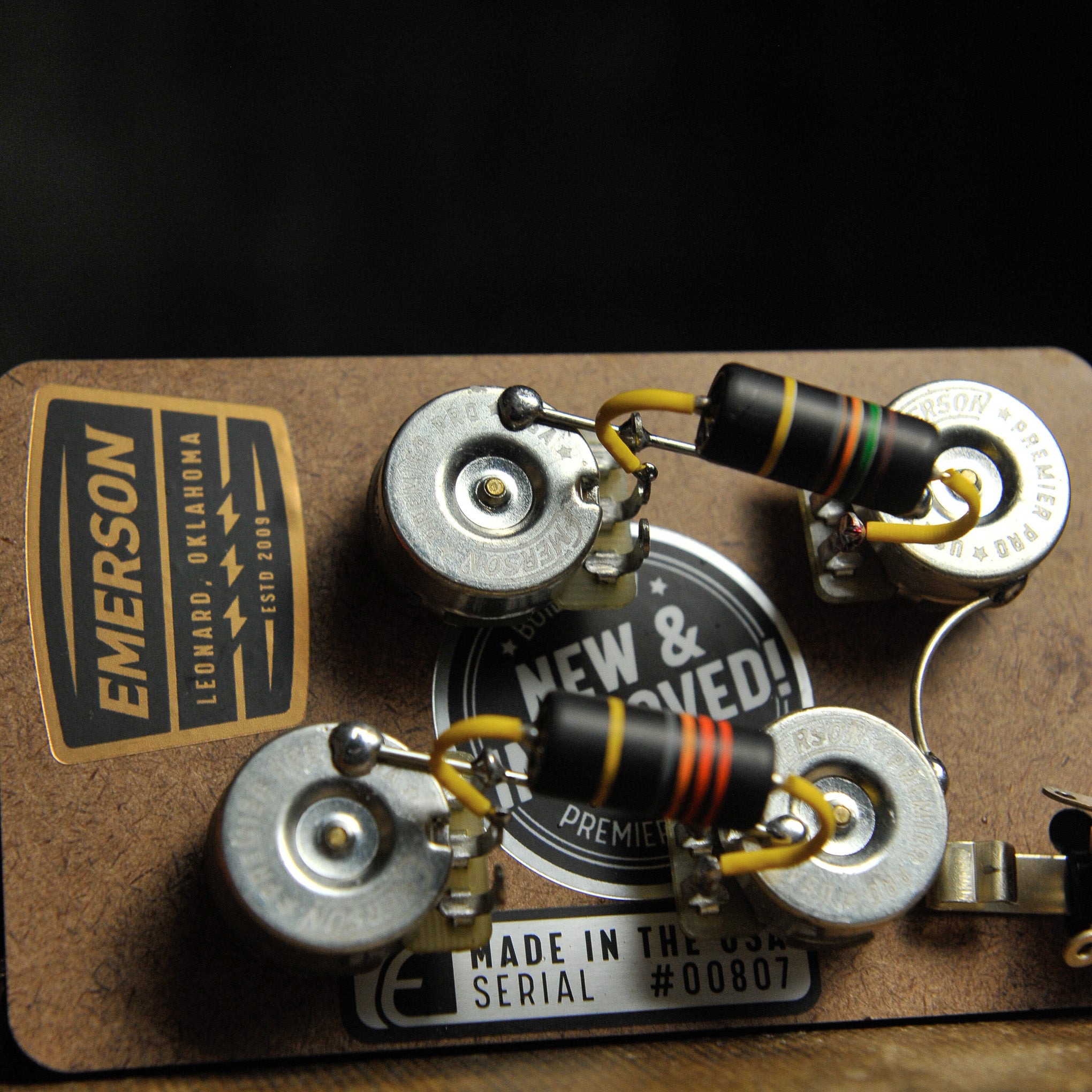 Emerson Tele Deluxe Premier Pro Prewired Kit 500K Pots