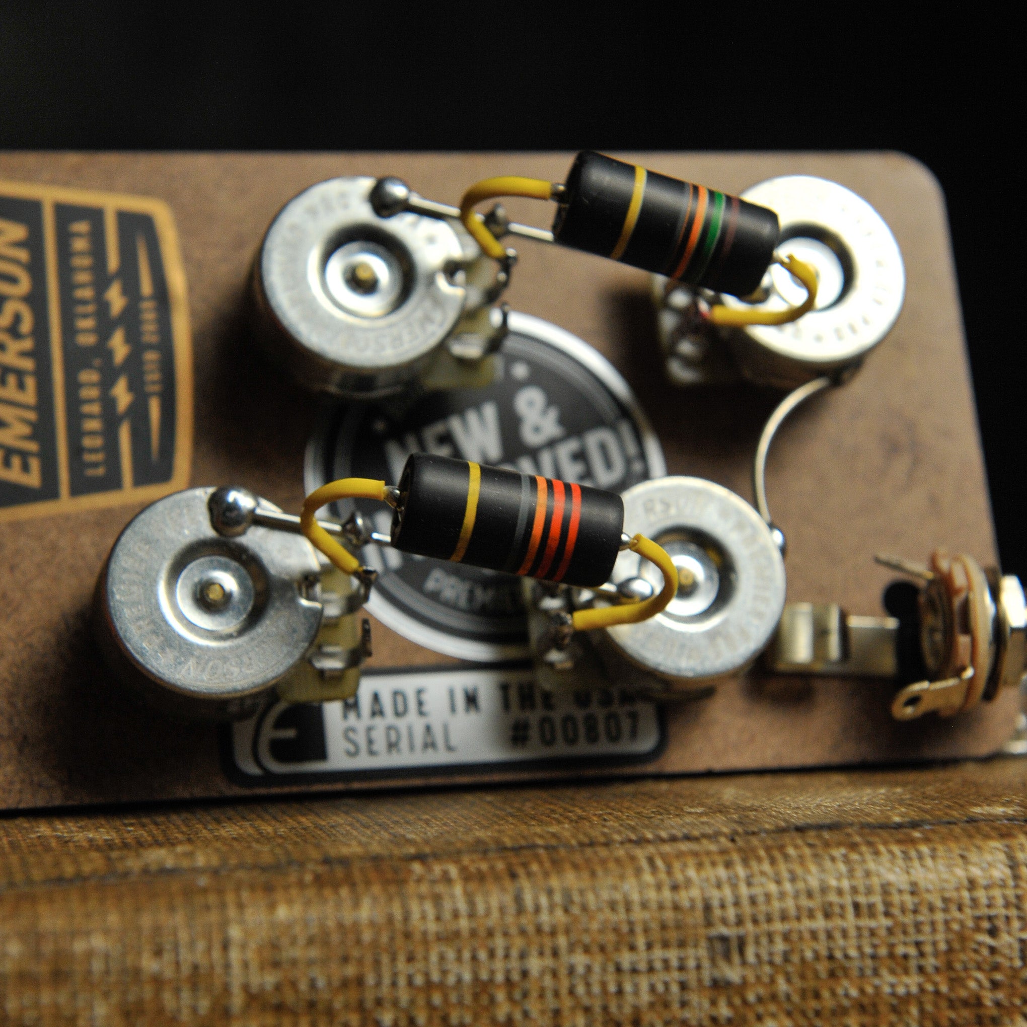 Emerson Tele Deluxe Premier Pro Prewired Kit 500K Pots