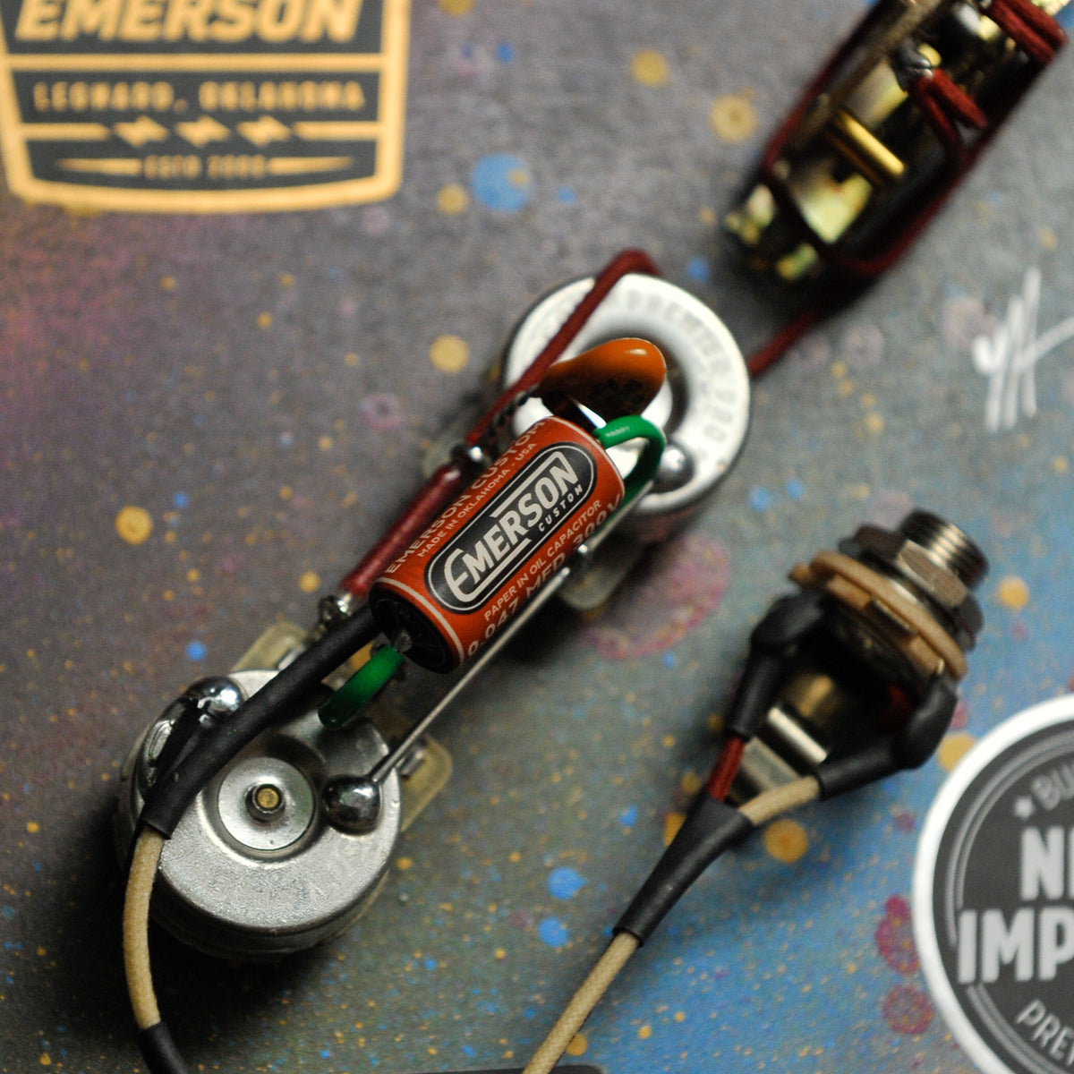 Emerson Premier Pro Telecaster 3-Way Thinline 250k Prewired Kit