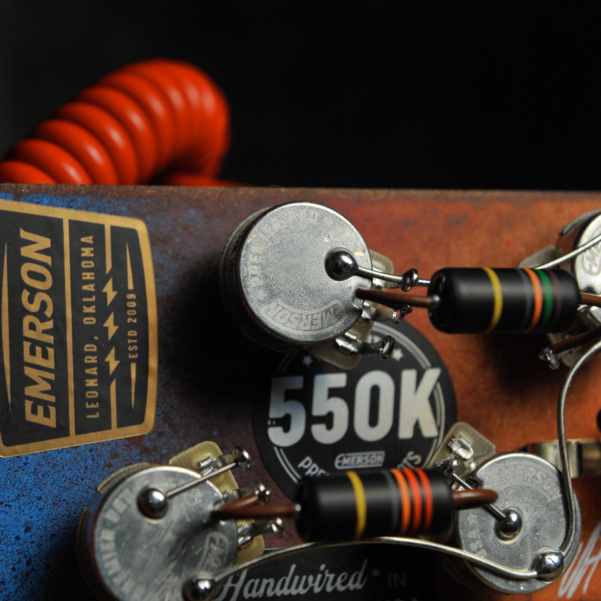 Emerson Les Paul 550K Premier Pro Prewired Kit for Standard 3/4" Long Shaft