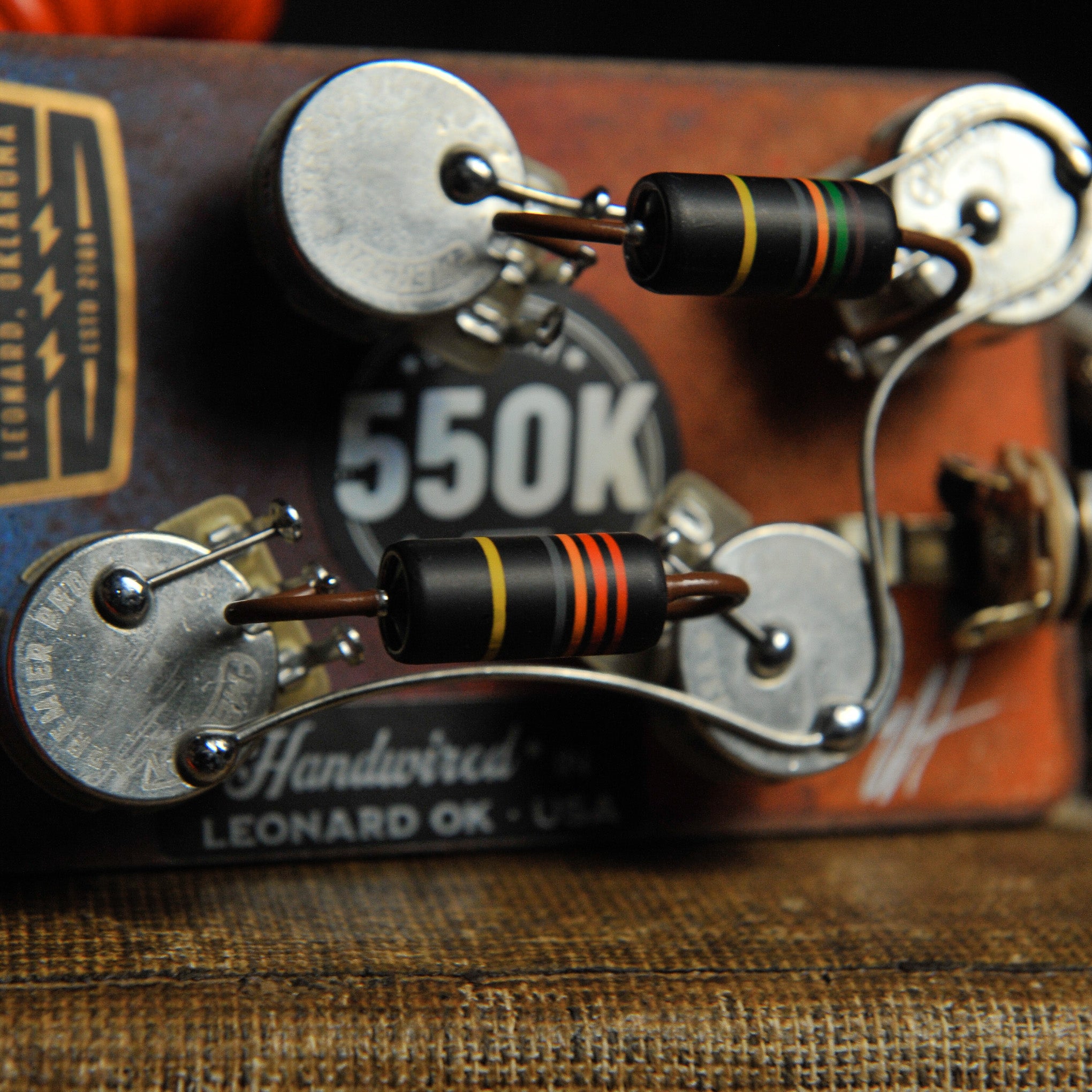 Emerson Les Paul 550K Premier Pro Prewired Kit for Standard 3/4" Long Shaft