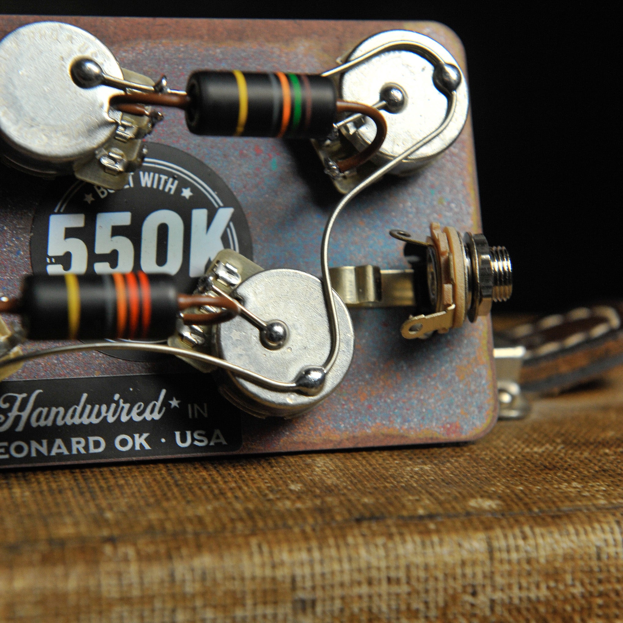 Emerson Les Paul 550K Premier Pro Prewired Kit for Re-Issue 3/8" Short Shaft