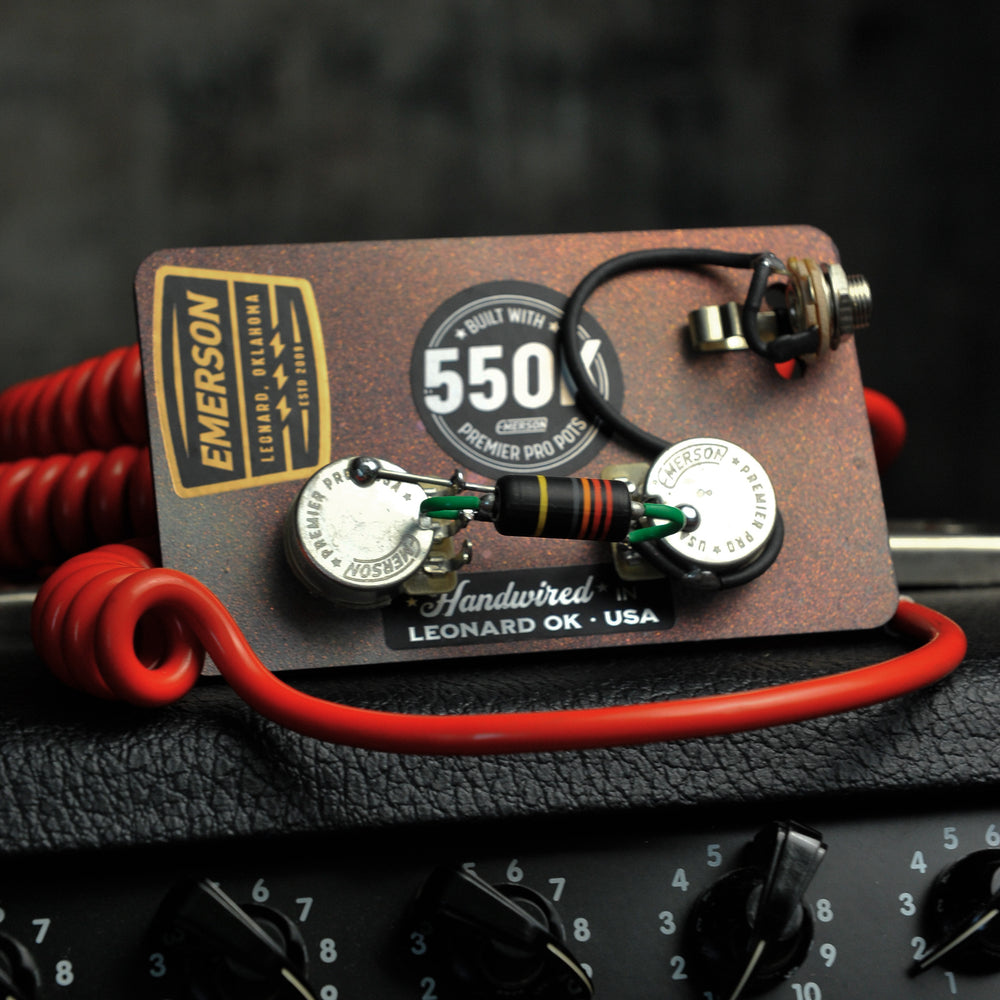 Emerson Premier Pro Les Paul Junior 550k Prewired Kit