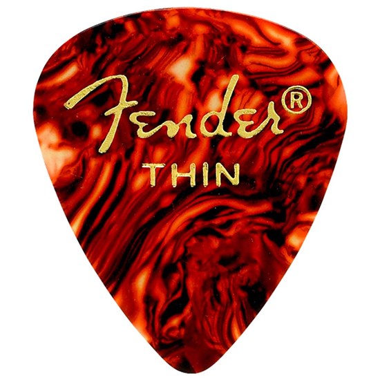 Fender 351 Shape Pick Celluloid Medley - 12xPack