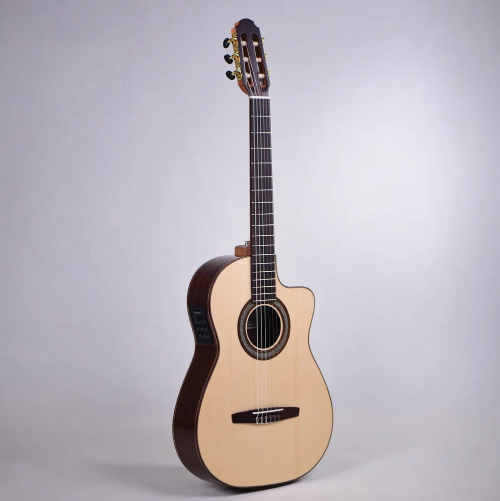 Altamira FZ-2 Fusion Series Crossover Nylon Rosewood Classical Electric Guitar w/Bag