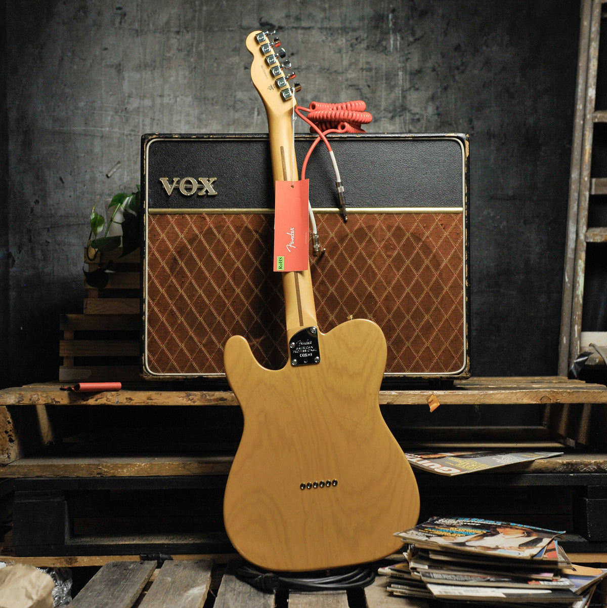 American Professional Telecaster® Maple Fingerboard, Butterscotch Blonde