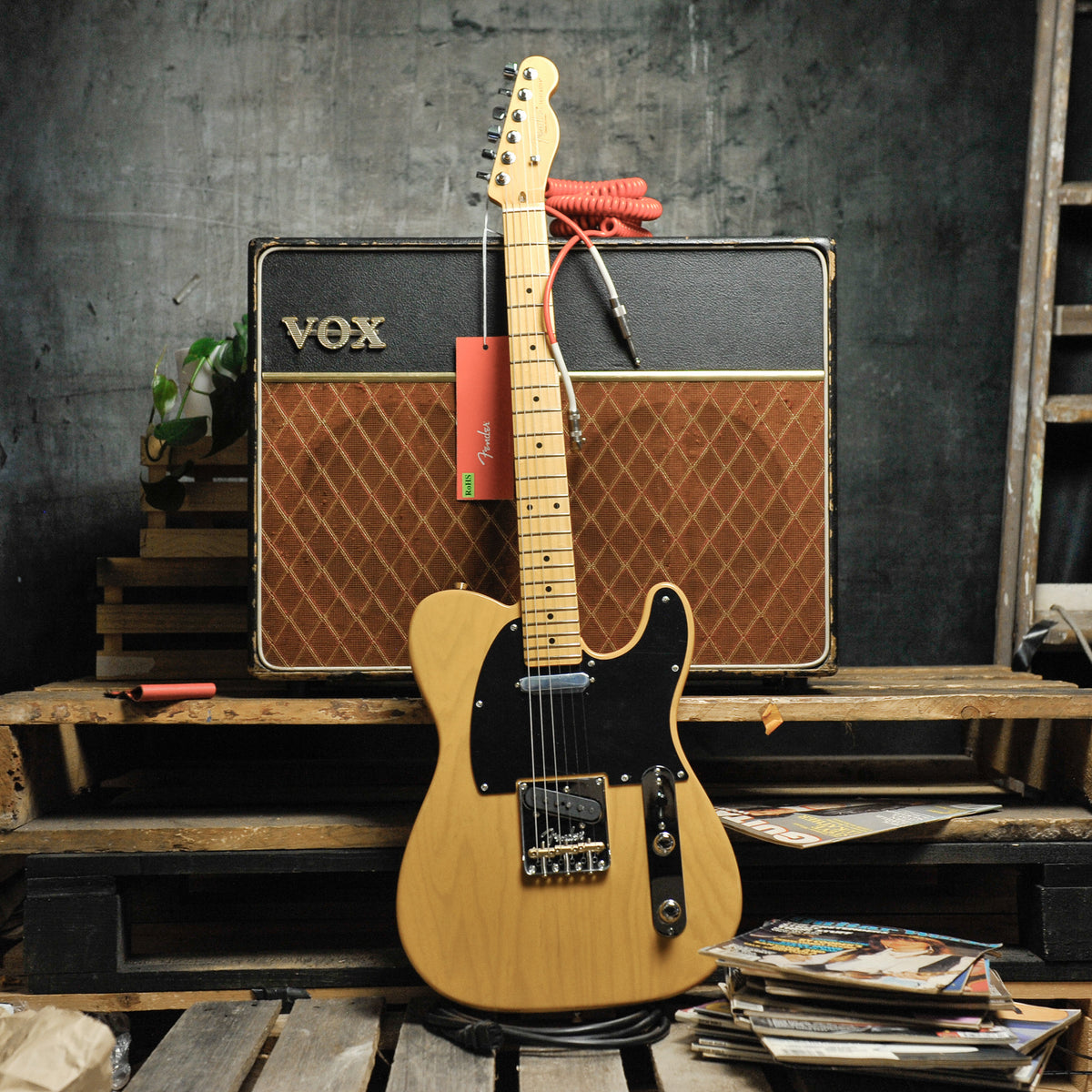 American Professional Telecaster® Maple Fingerboard, Butterscotch Blonde