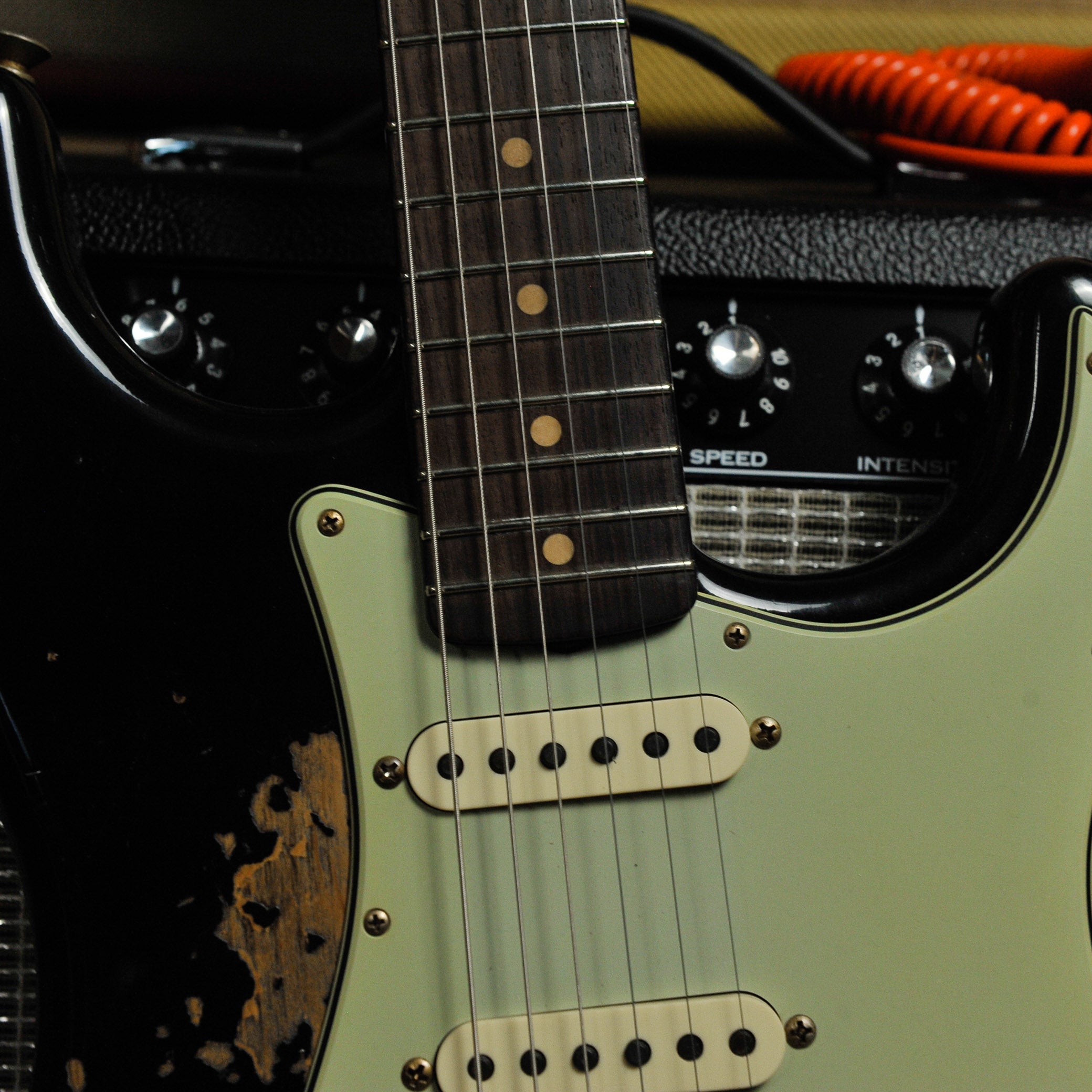 Fender Custom Shop 1962 Stratocaster Heavy Relic Aged Black