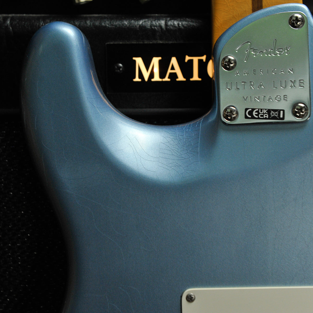 Fender American Ultra Luxe Vintage '60s Stratocaster®, Rosewood Fingerboard, Ice Blue Metallic