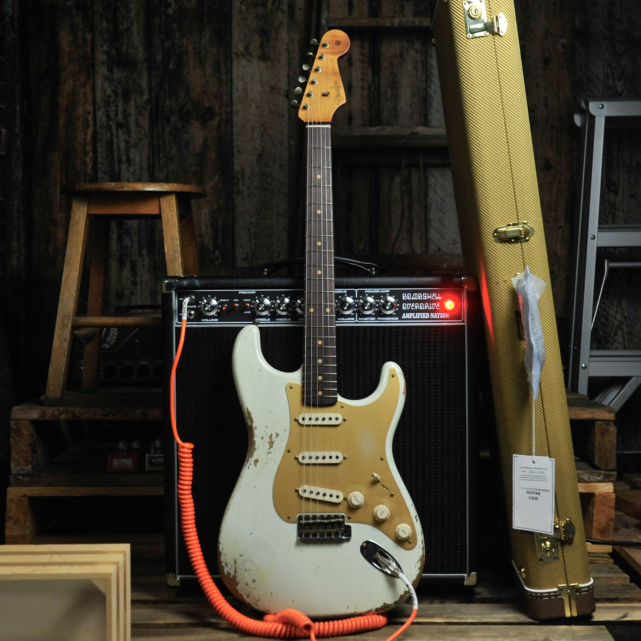 Fender Custom Shop Limited Edition '59 Stratocaster® Heavy Relic® Aged India Ivory