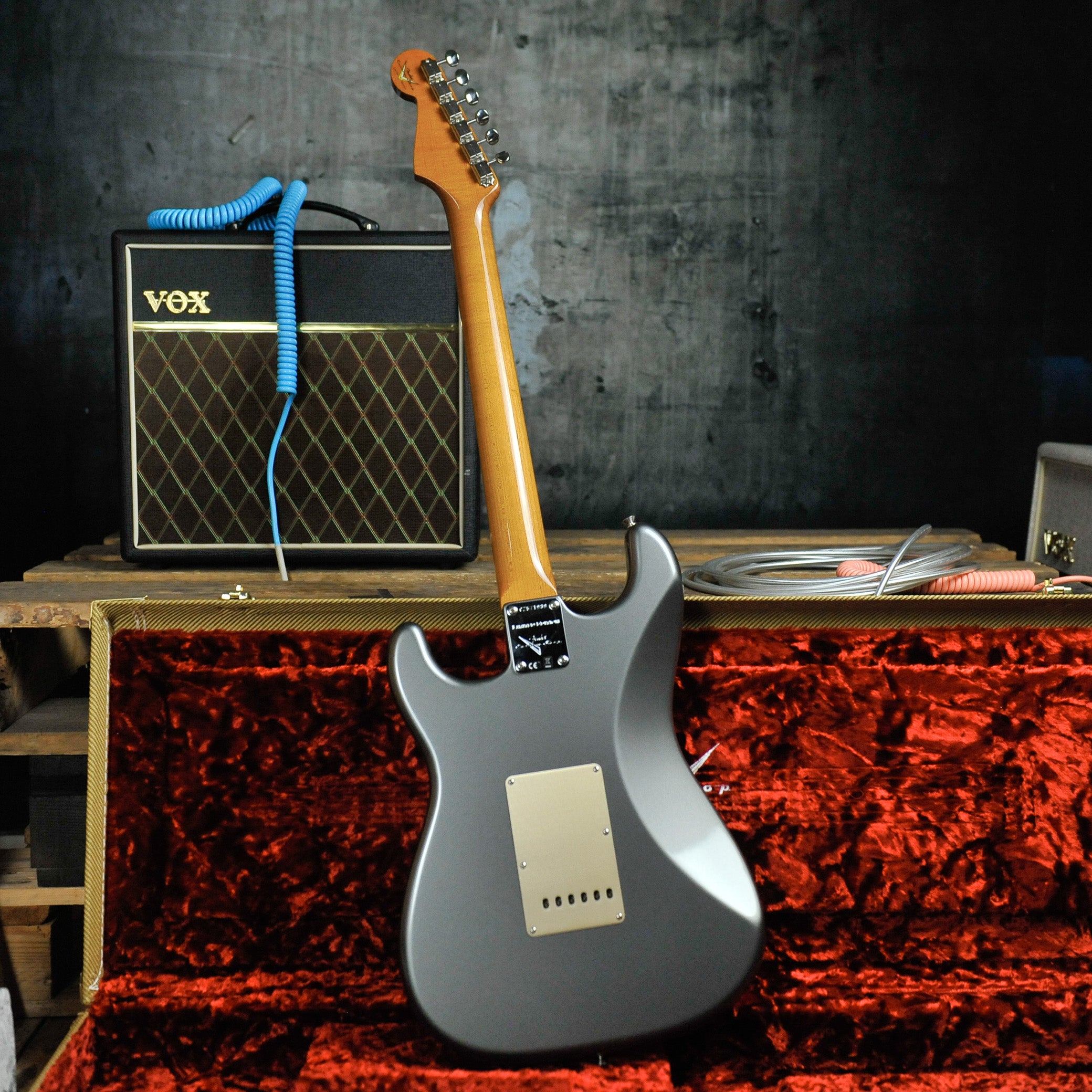 Fender Custom Shop Limited-edition Roasted Stratocaster Special NOS Electric Guitar - Aged Pewter