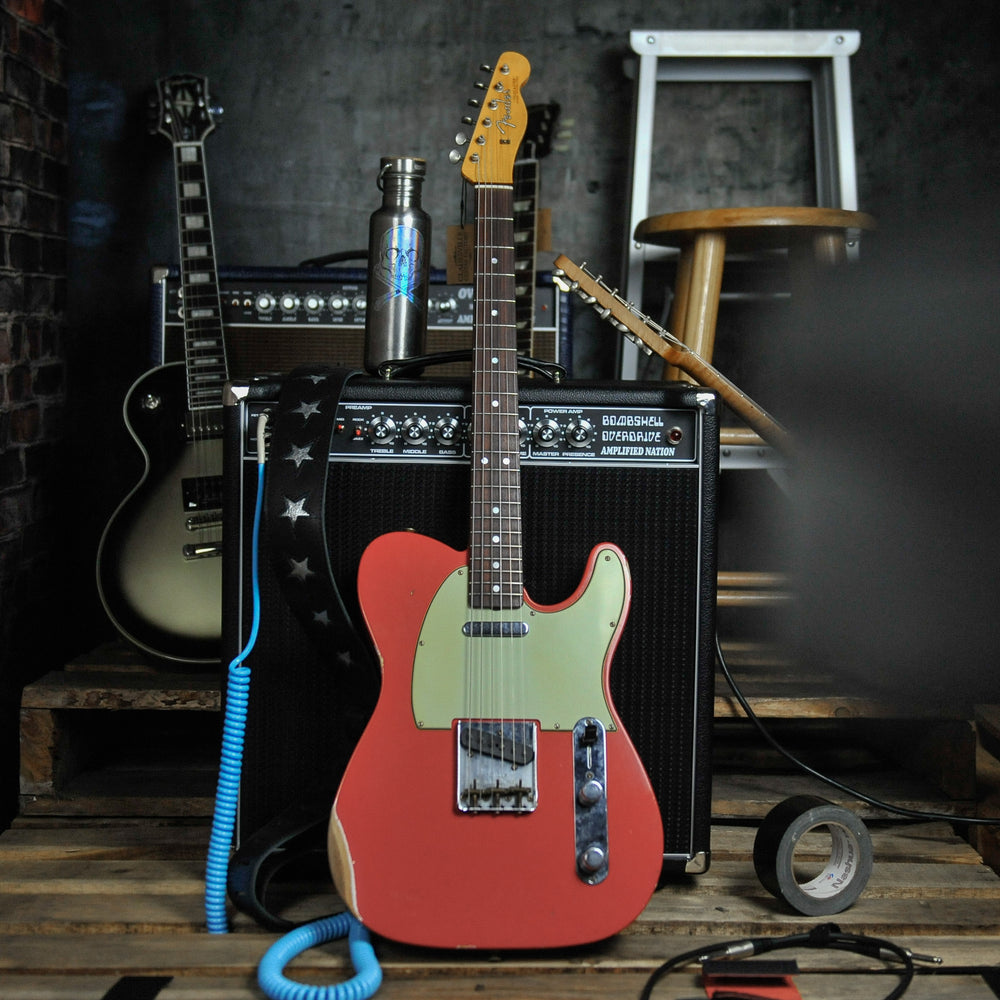 Fender Custom Shop 1964 Telecaster® Relic®, Rosewood Fingerboard, Aged Fiesta Red