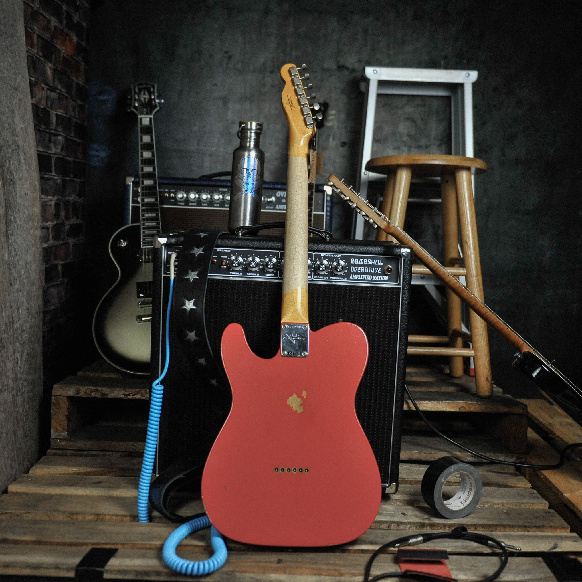 Fender Custom Shop 1964 Telecaster® Relic®, Rosewood Fingerboard, Aged Fiesta Red