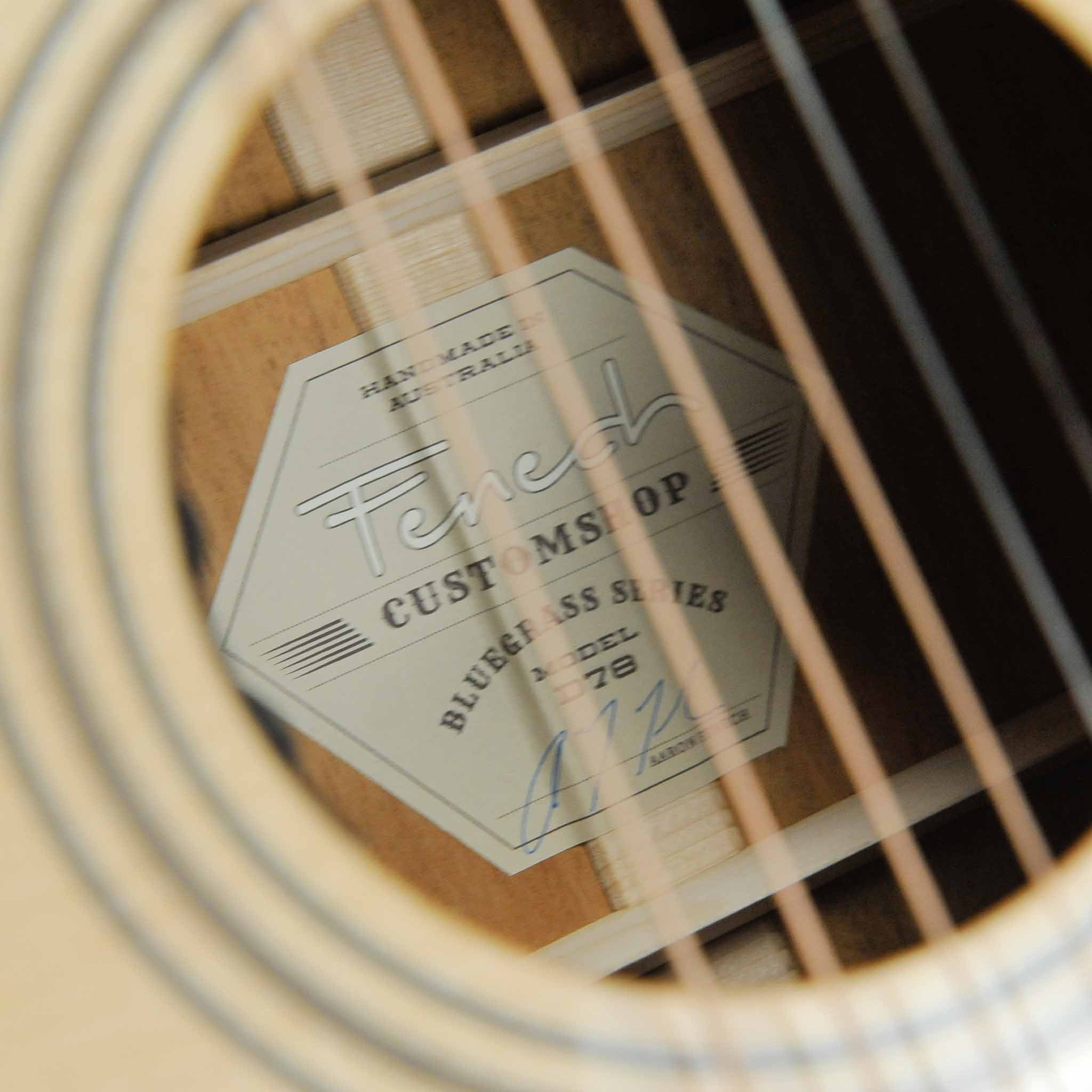 Fenech Custom Shop D78 Bluegrass Series Mahogany