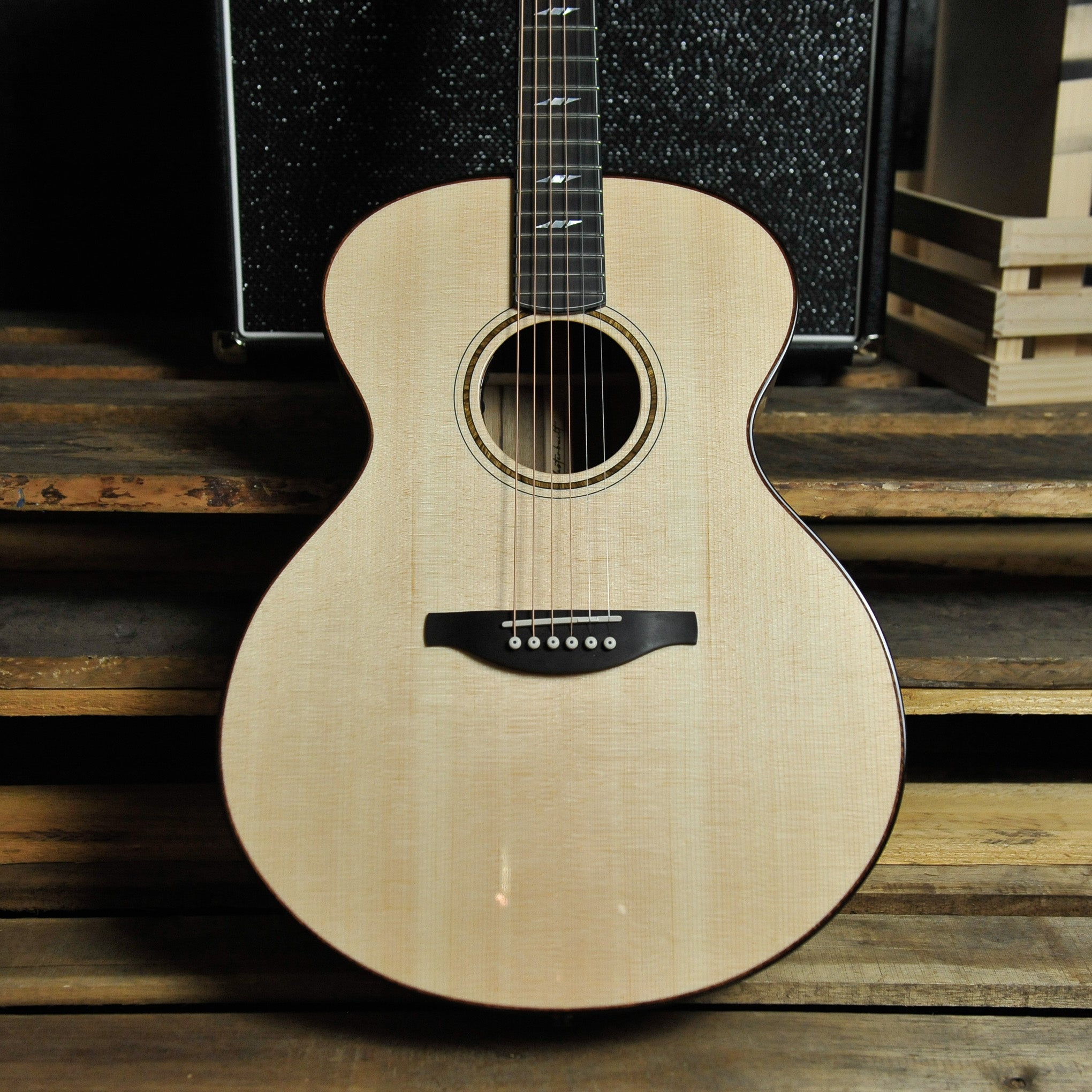 Fenech Grand Auditorium Masterbuilt Black Limba/Lutz Spruce