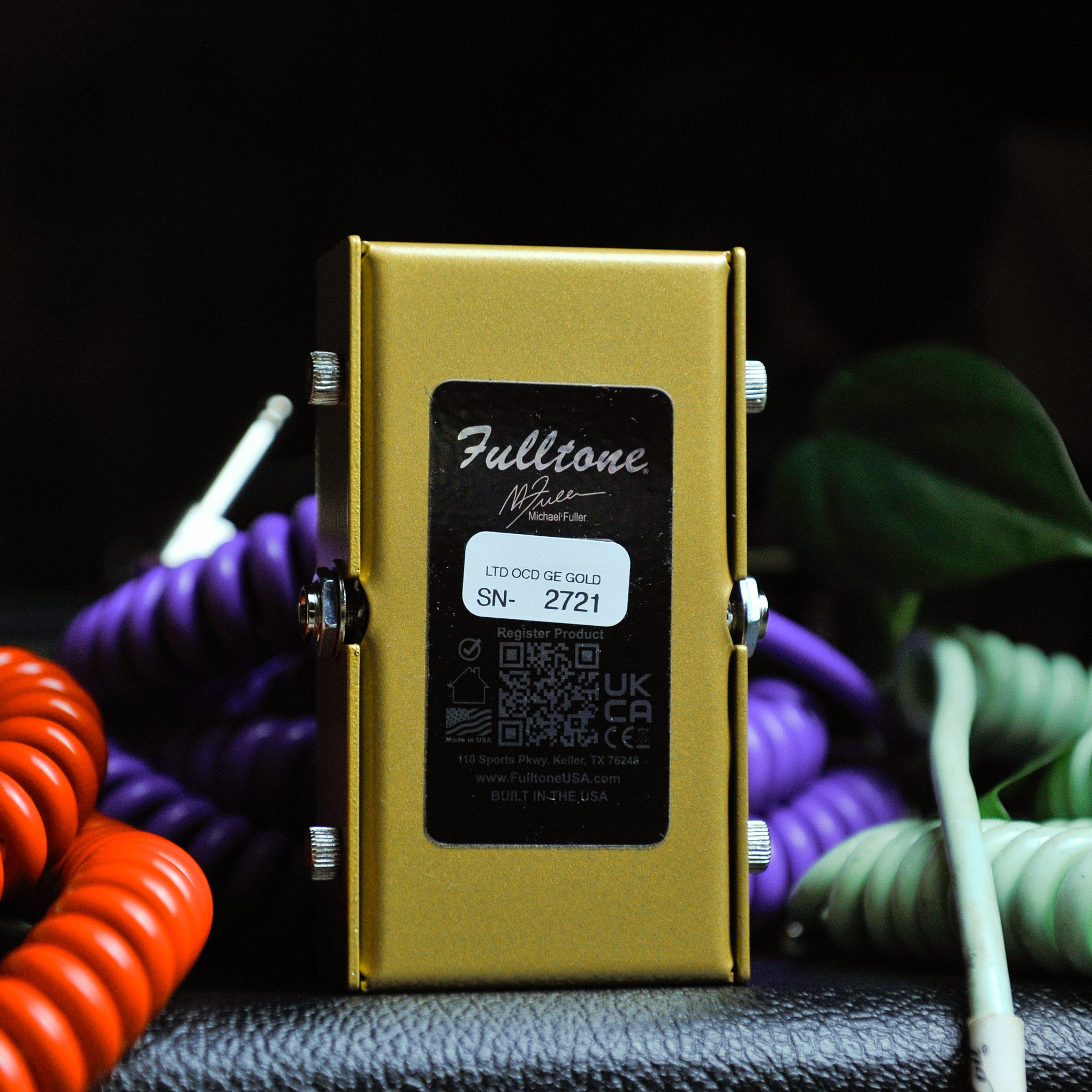 Fulltone Custom Shop OCD GE Gold Limited Edition Overdrive Pedal