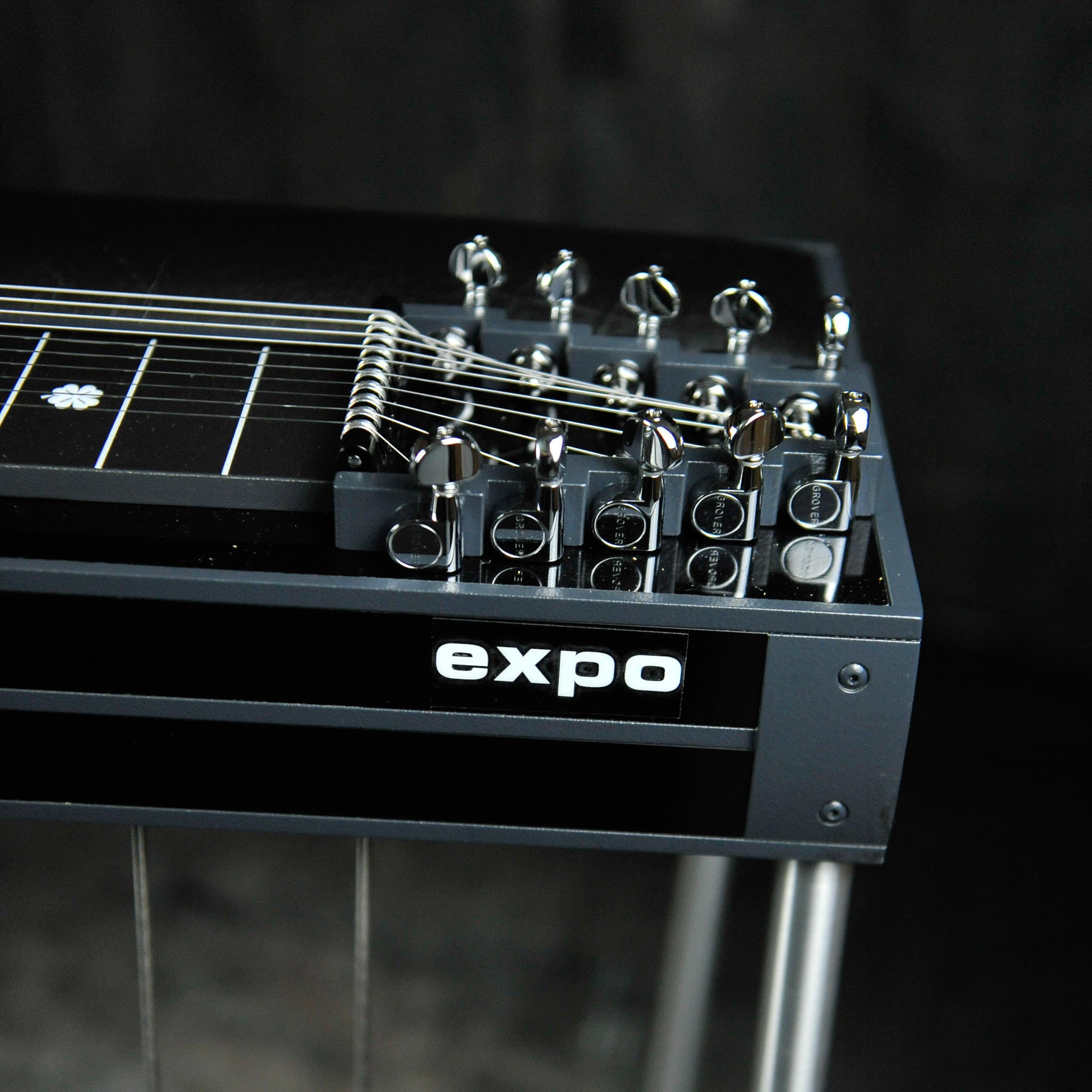 GFI S10  PE Expo Model with Pad - Black Pedal Steel Guitar