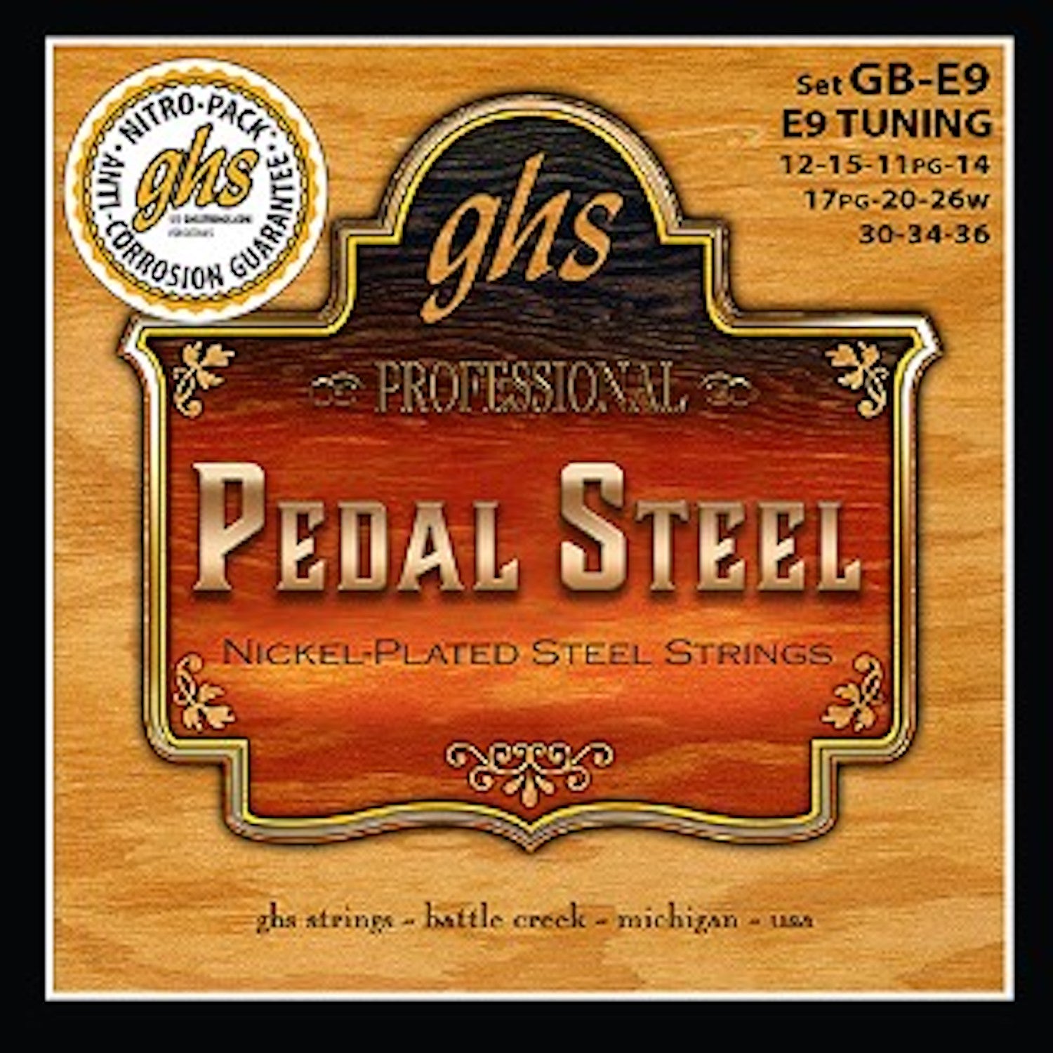 GHS GB-C6 (15-70) Super Pedal Steels C6 Tuning