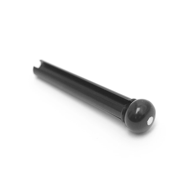 GP310B Plastic Bridge Pin Black/White Dot