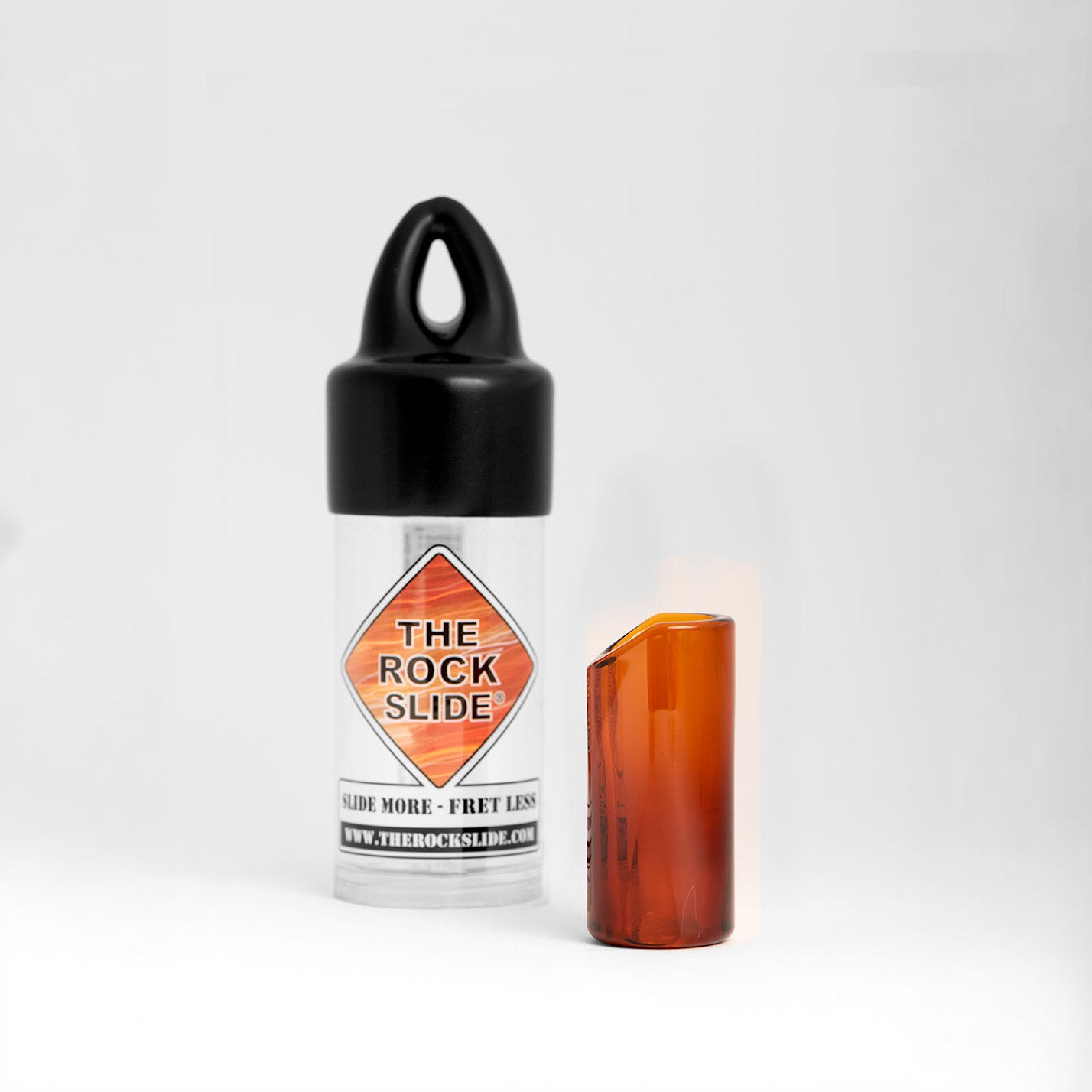 Rock Slide Small Moulded Glass Amber