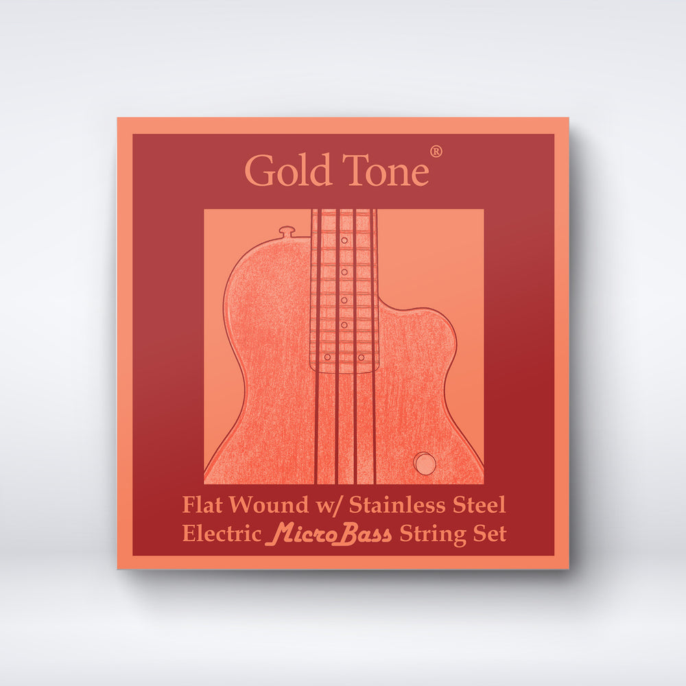 Gold Tone Strings MBLS Flatwound MicroBass by LaBella