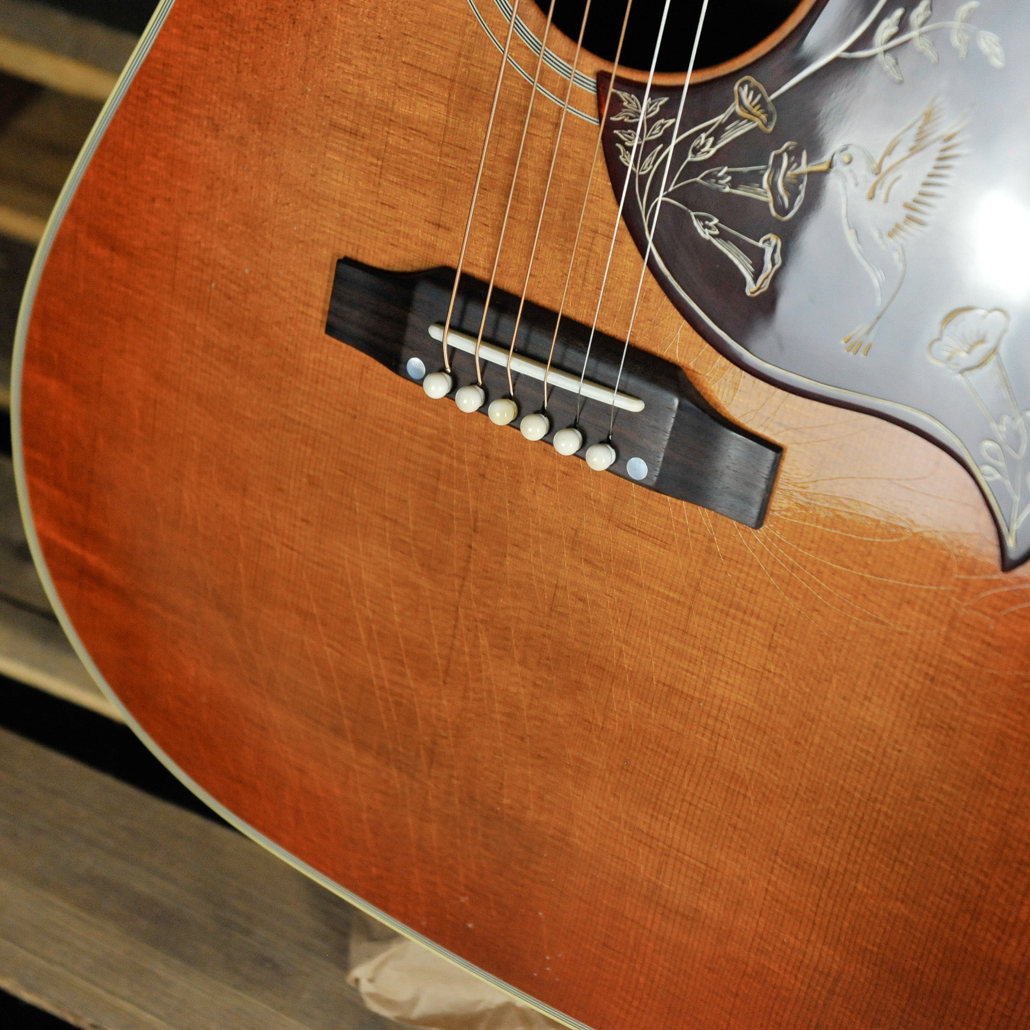 Gibson Murphy Lab 1960 Hummingbird Light Aged Heritage Cherry Sunburst