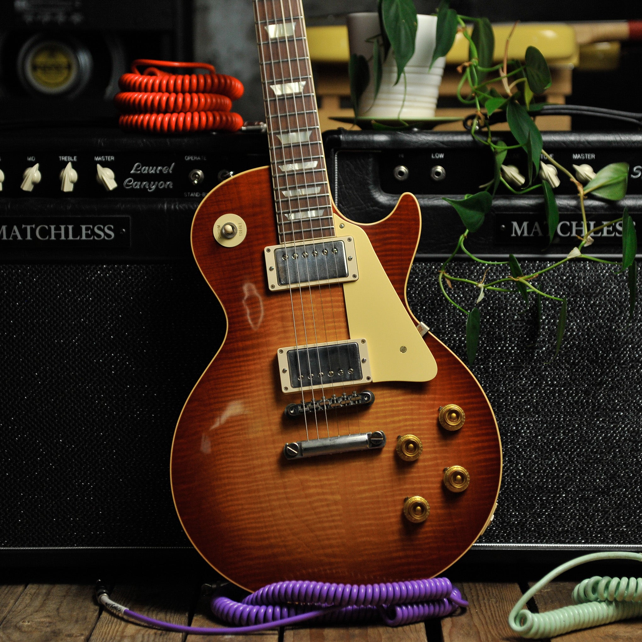 Gibson Custom Shop '59 Les Paul Std Reissue VOS Cherry Teaburst s#932571