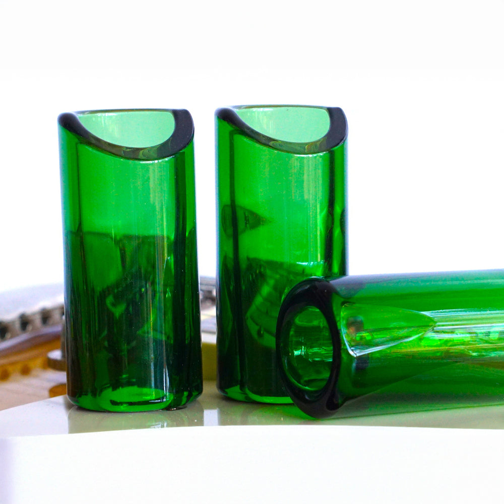 Rock Slide Medium Moulded Glass Green