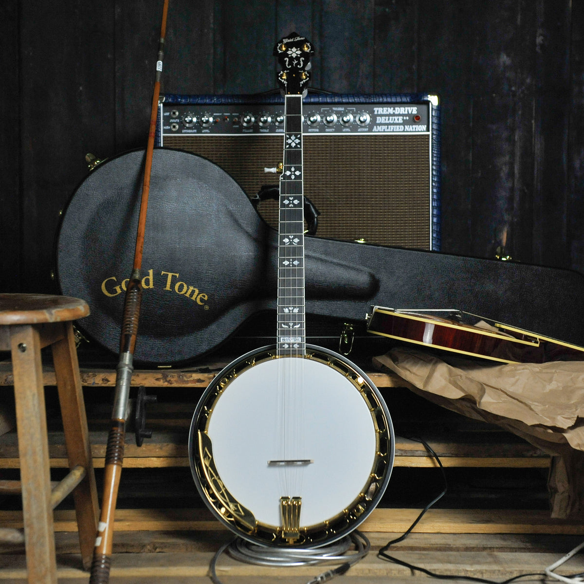 Grandee Gold Tone Mastertone™ OB-Grandee: Orange Blossom Grandee Resonator Ban ...