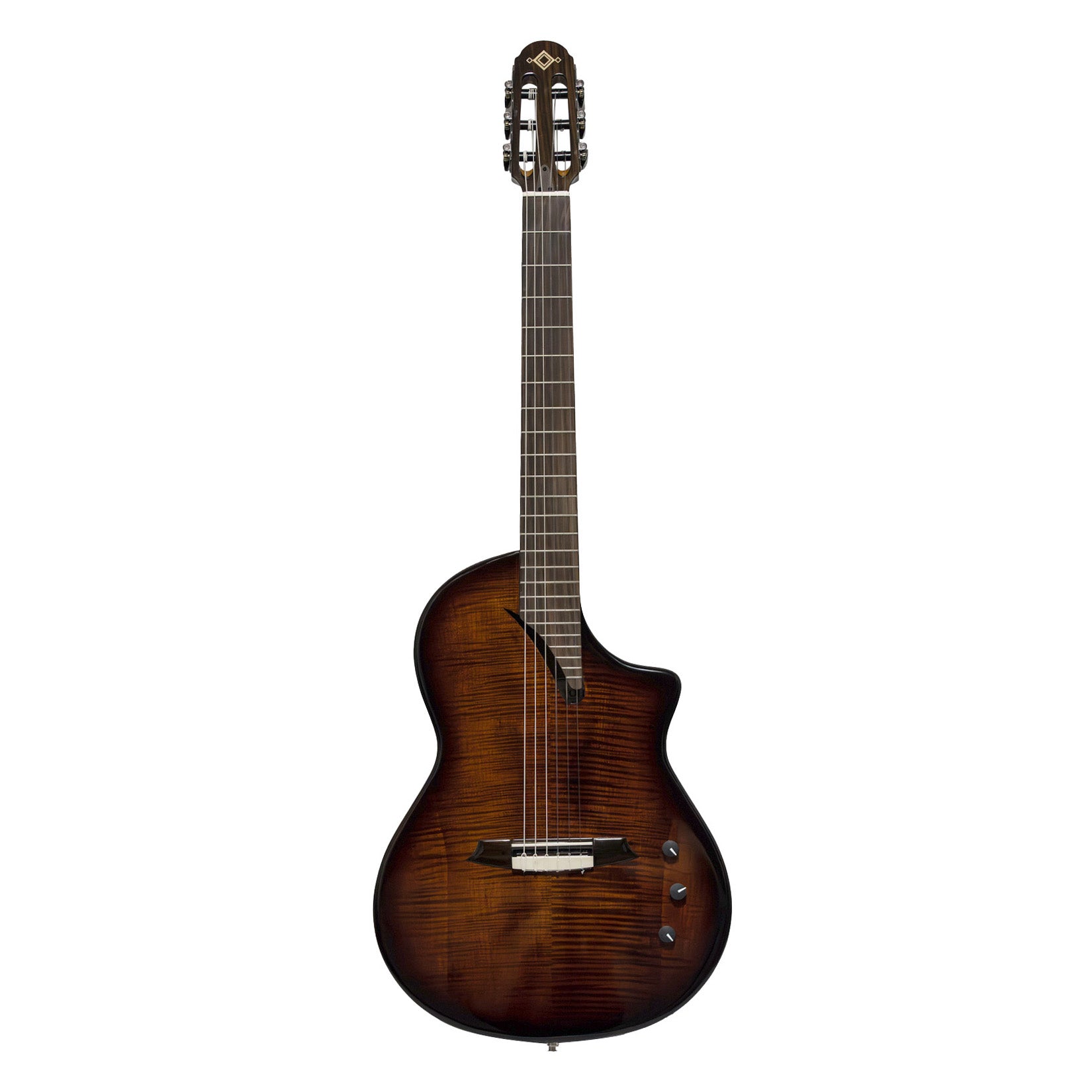 Katoh Hispania Mahogany Steel Folk Slim Body Guitar Cognac w/bag