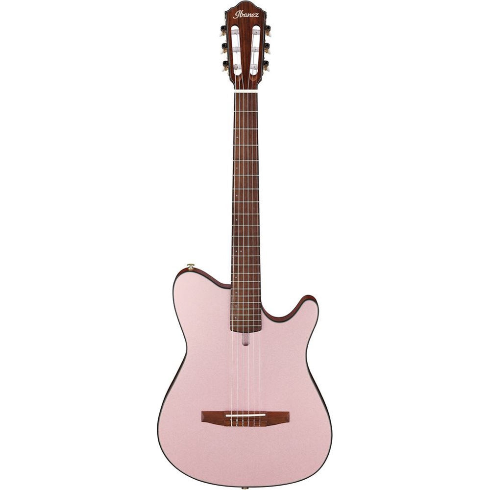 Ibanez FRH10N RGF Acoustic Electric Nylon String Guitar (Rose Gold Metallic Flat)