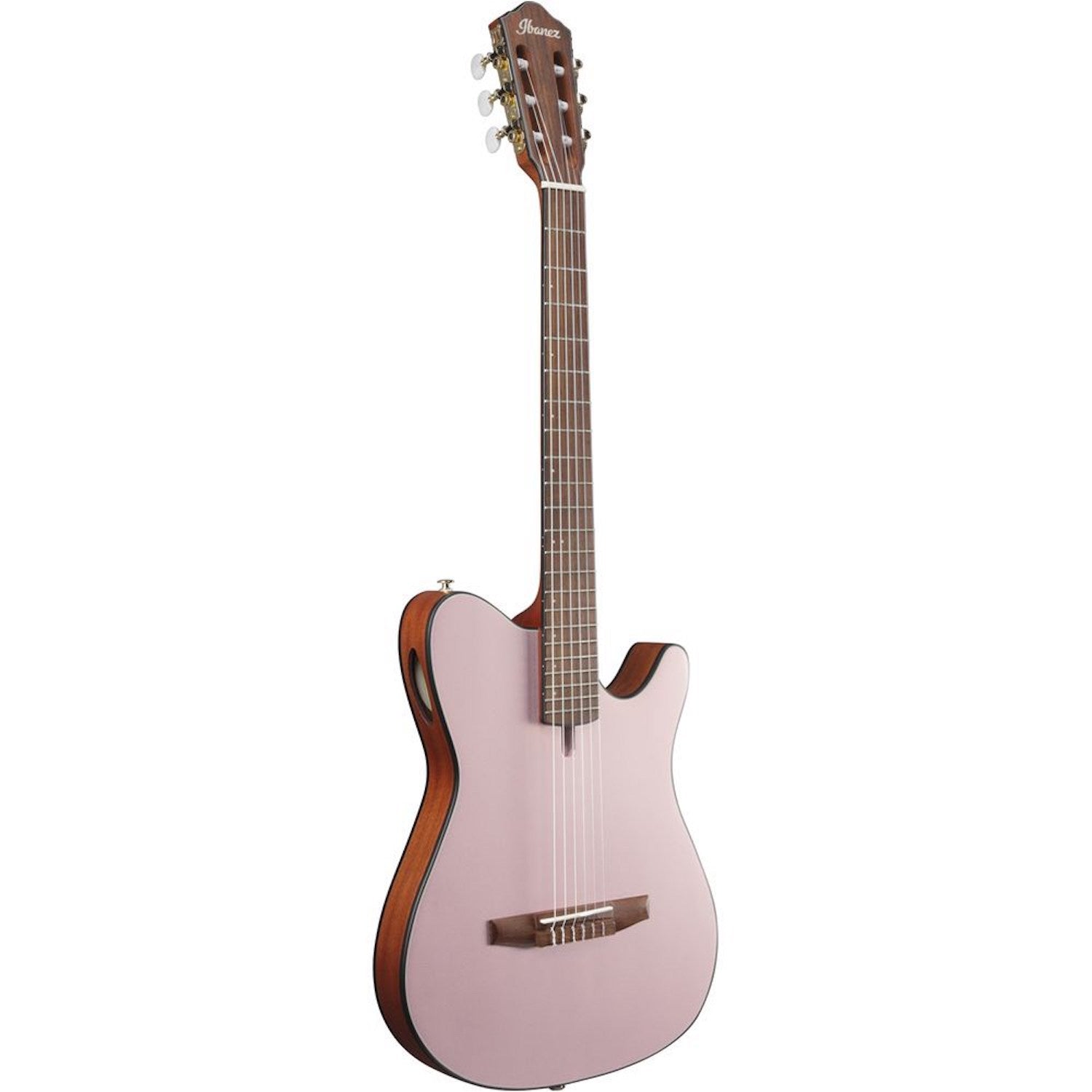 Ibanez FRH10N RGF Acoustic Electric Nylon String Guitar (Rose Gold Metallic Flat)