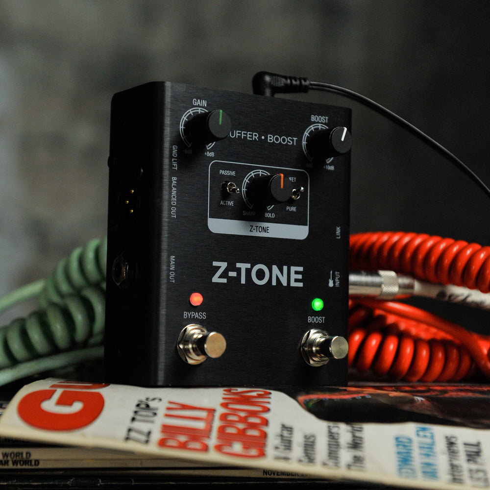 IK Multimedia Z-TONE Buffer Boost - Preamp/DI Pedal w/Advanced Tone Shaping
