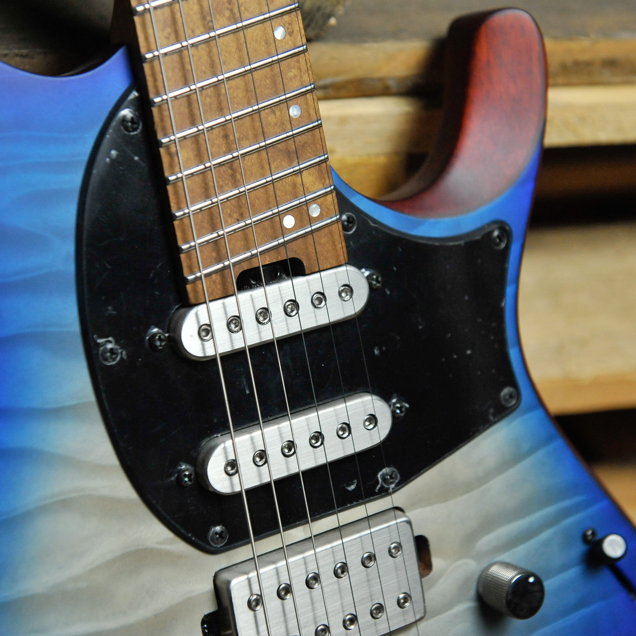 Ibanez - QX54QM Quest Premium Electric Guitar - Blue Sphere Burst Matte w/Bag