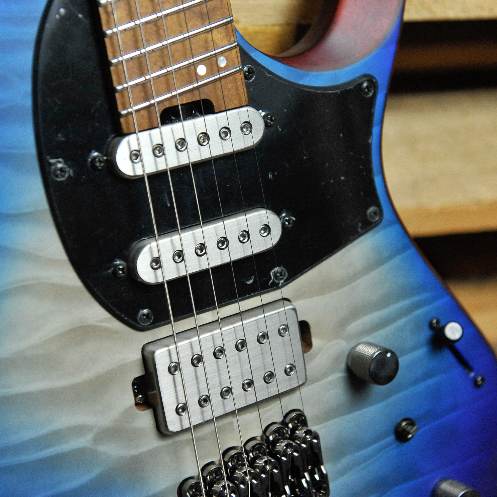 Ibanez - QX54QM Quest Premium Electric Guitar - Blue Sphere Burst Matte w/Bag