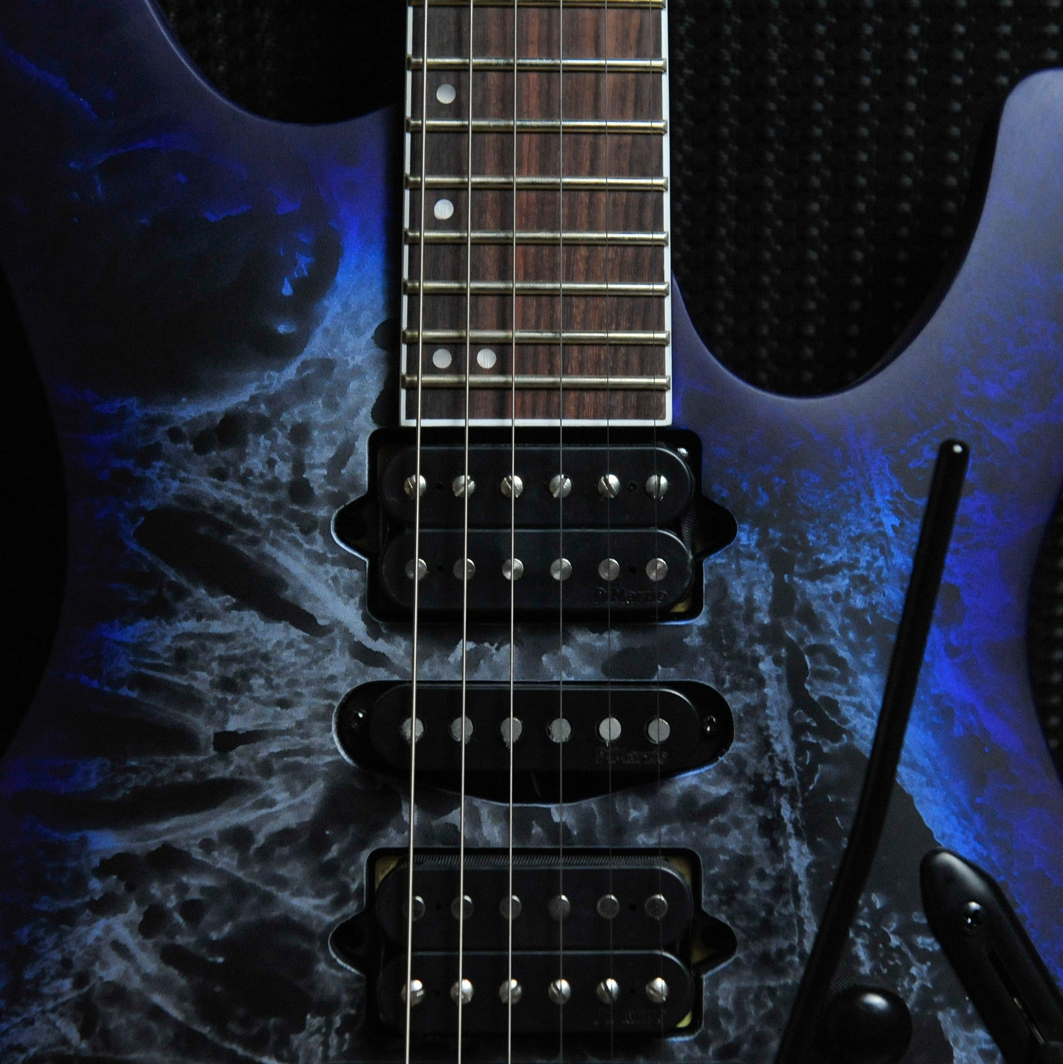 Ibanez S770CZM Electric Guitar Cosmic Blue Frozen Matte