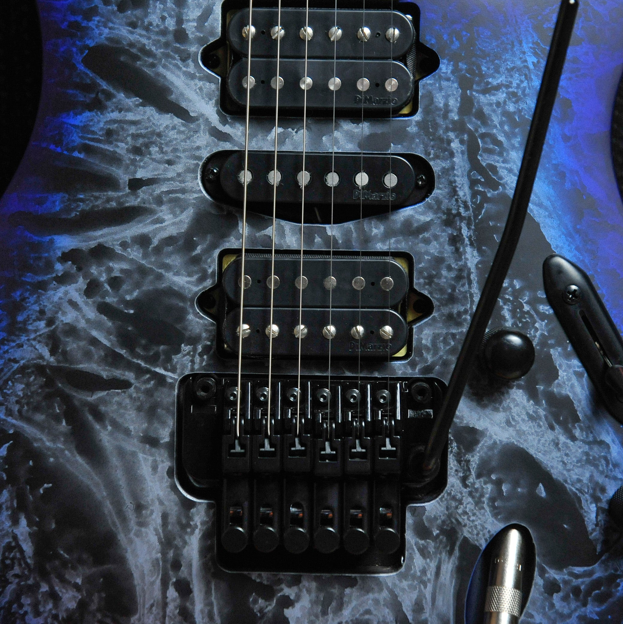 Ibanez S770CZM Electric Guitar Cosmic Blue Frozen Matte