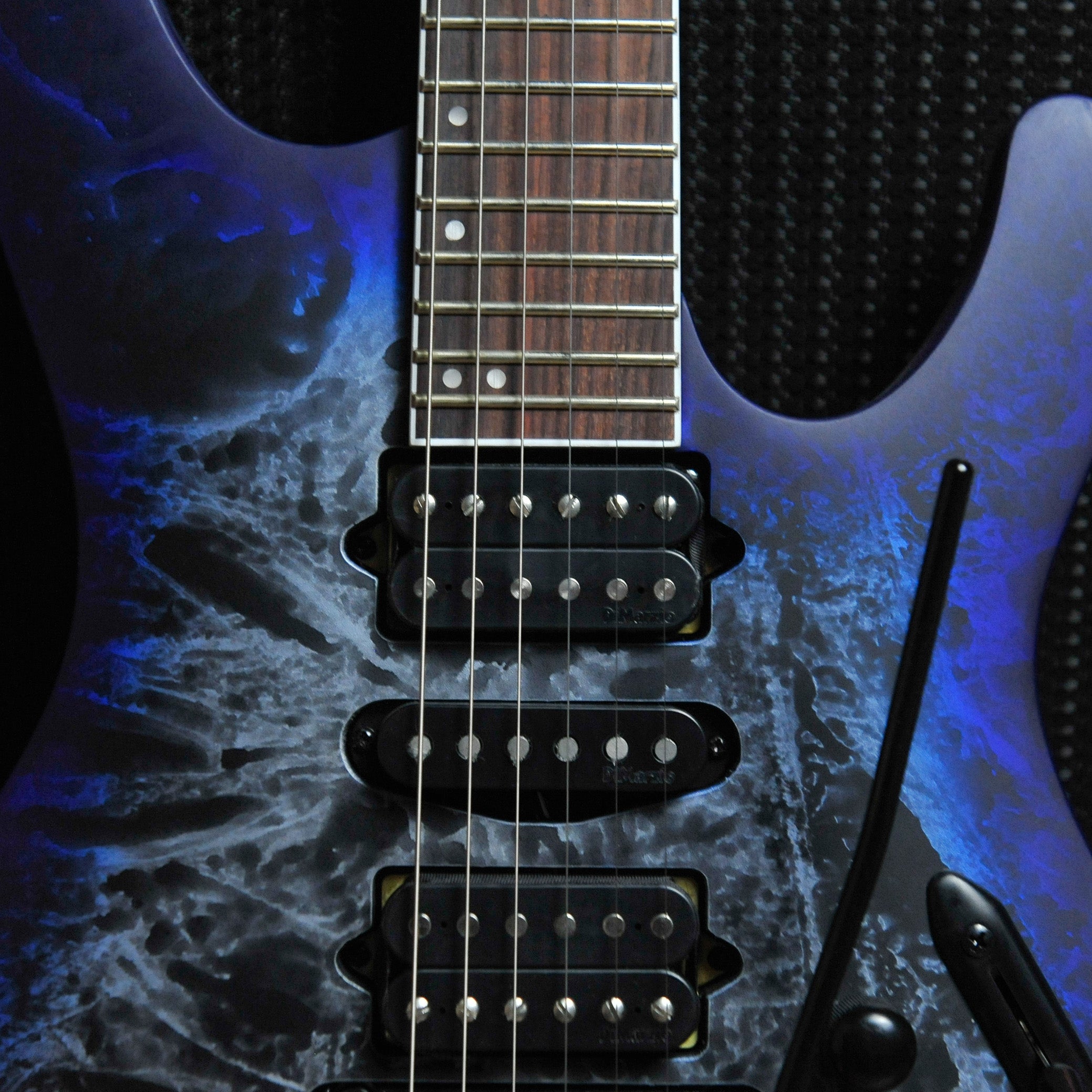 Ibanez S770CZM Electric Guitar Cosmic Blue Frozen Matte