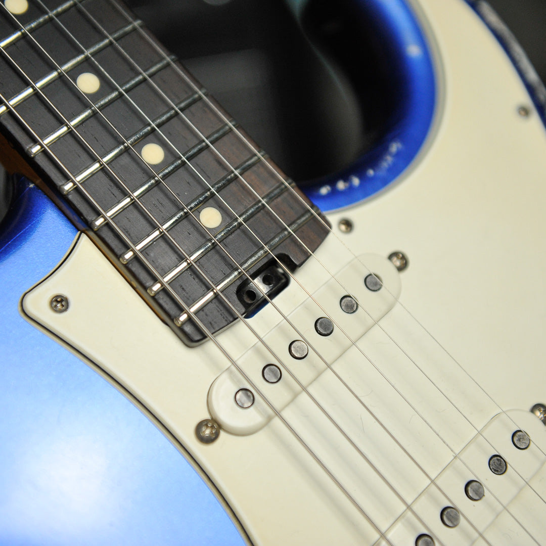 Iconic Solana Medium Aged Blu Pozzi Metallic HSS Electric Guitar #1154